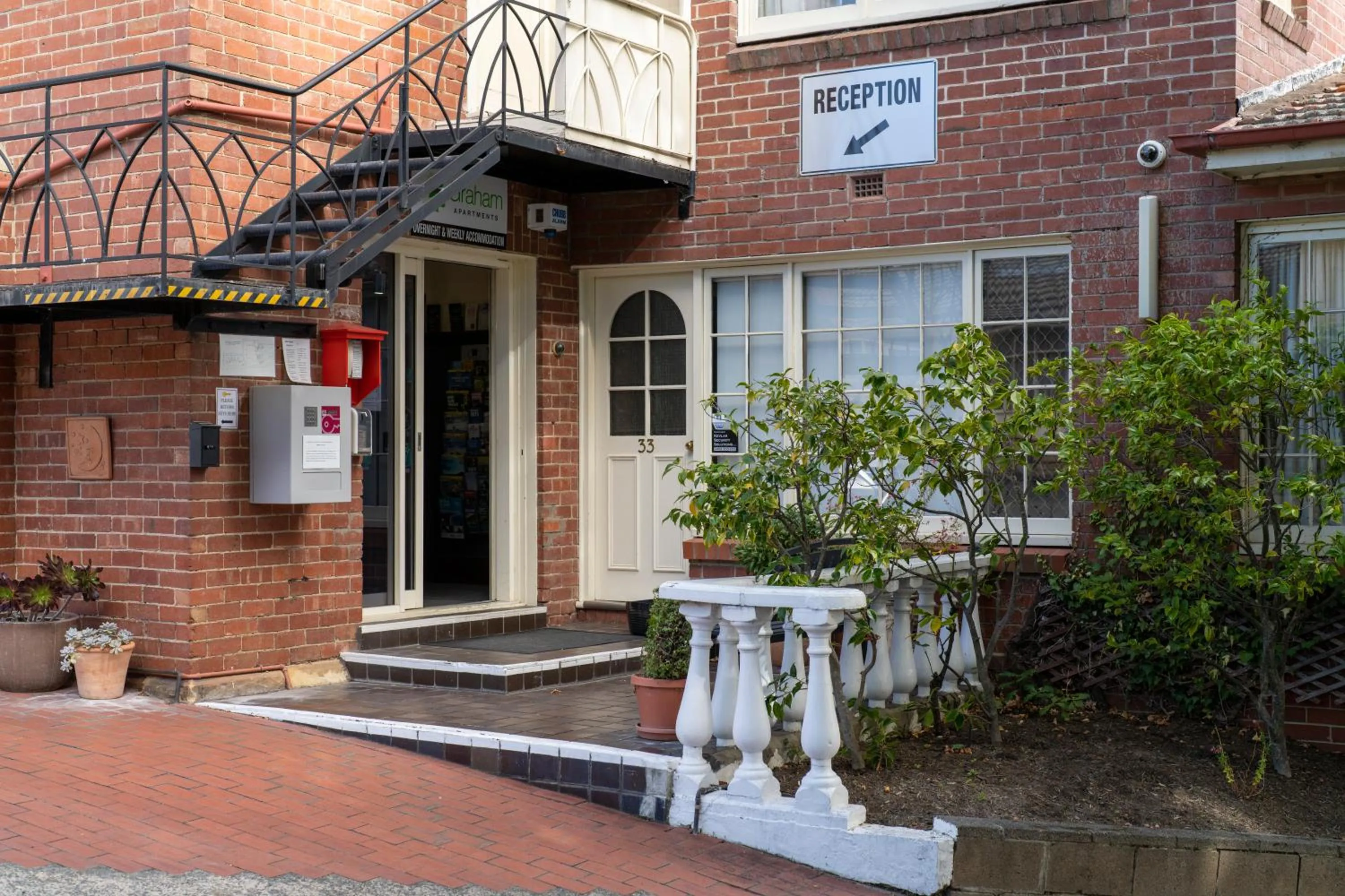 Property building in Graham Apartments