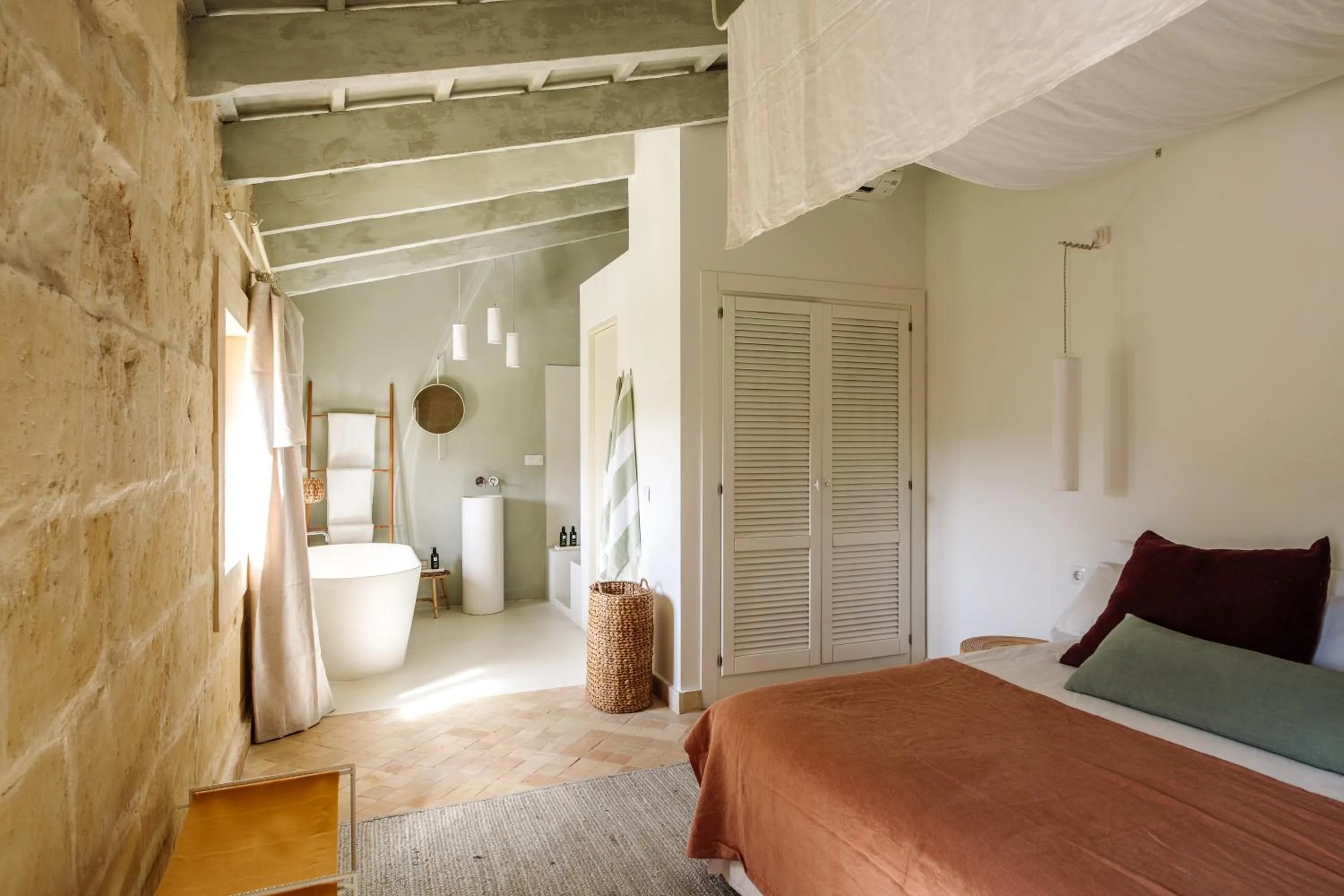 Bedroom, Bed in Amagatay Luxury Boutique Hotel - Adults Only