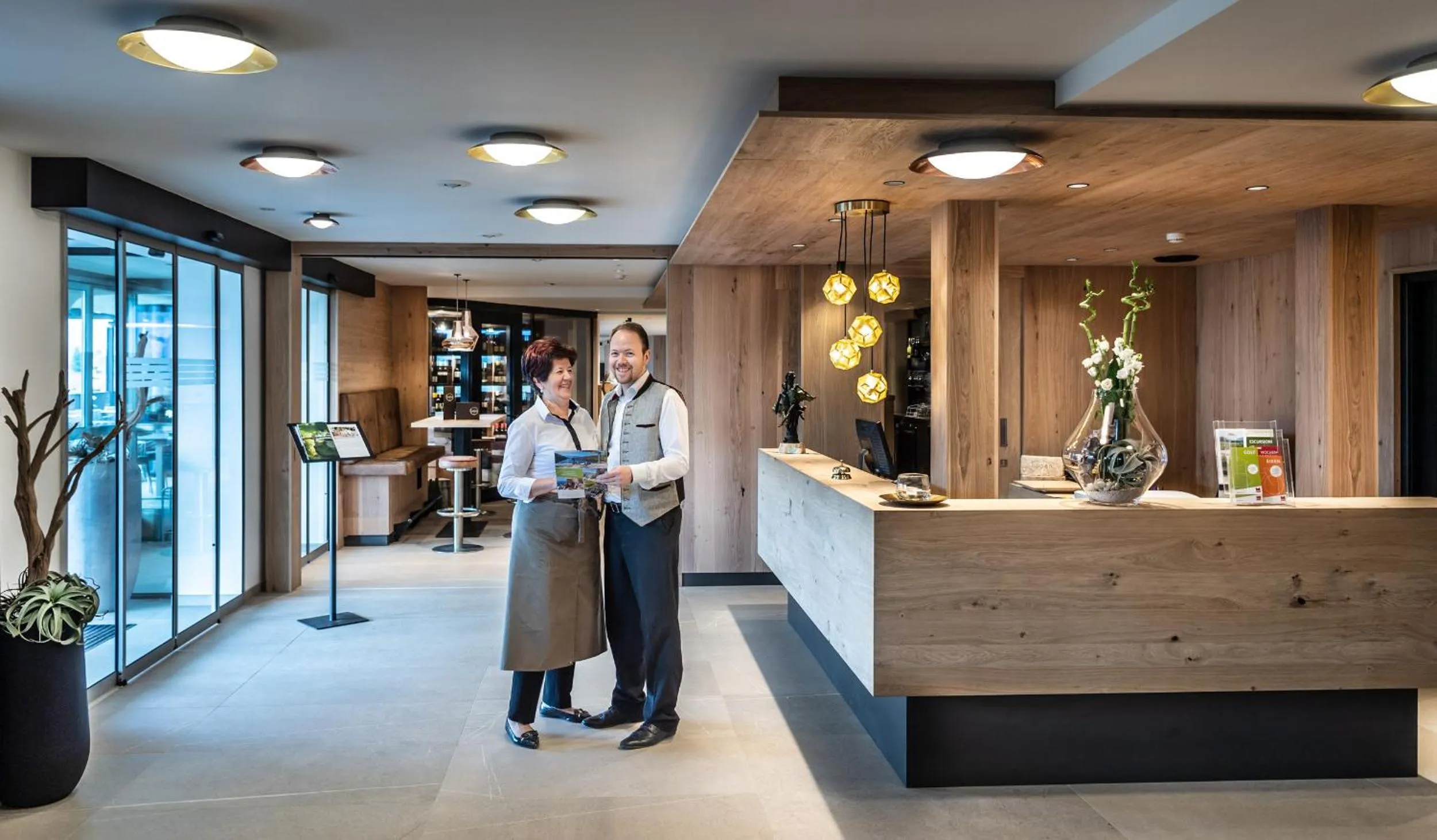 Lobby or reception in Hotel Christof