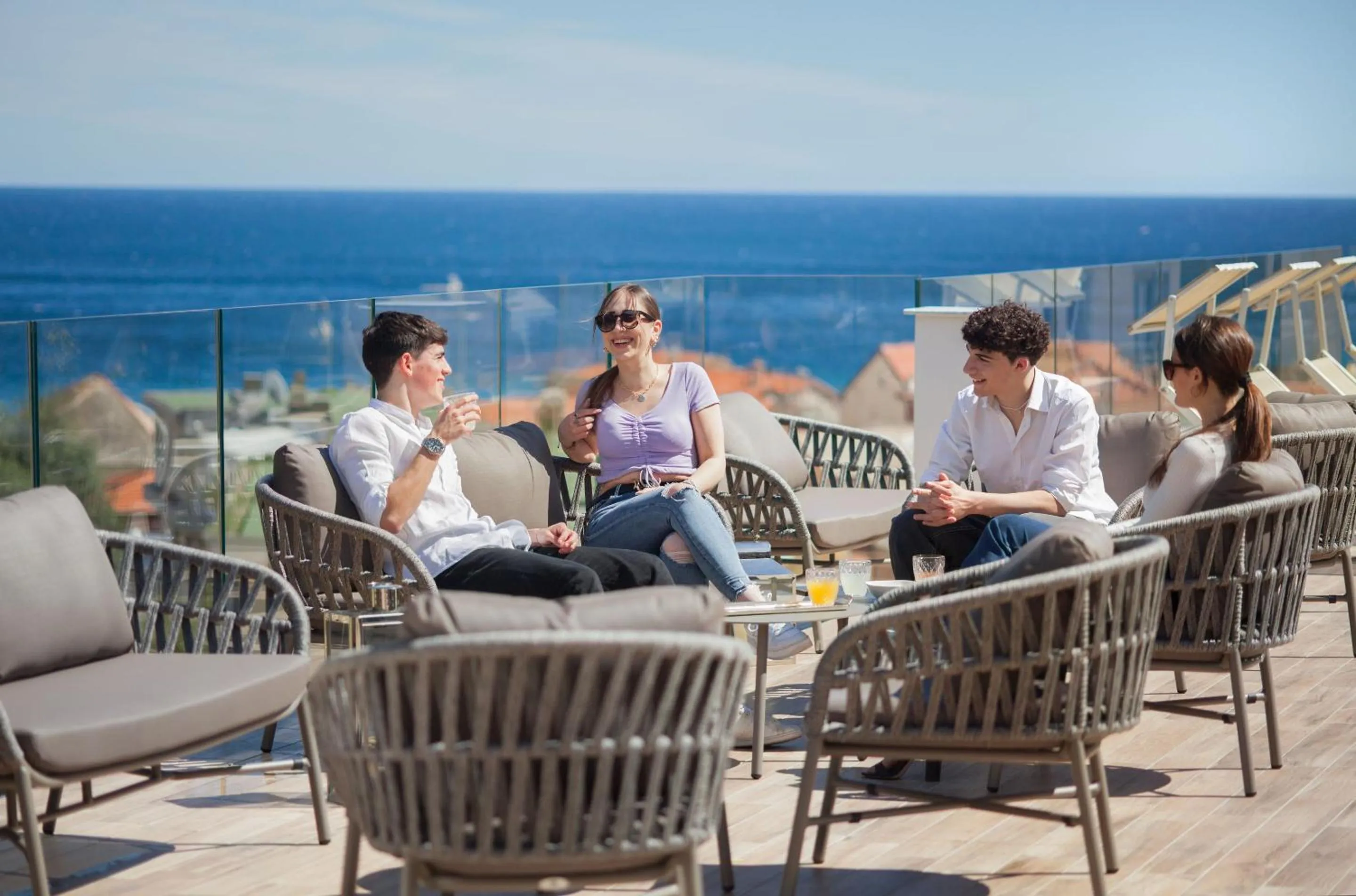 Balcony/Terrace in Hotel Mediterraneo