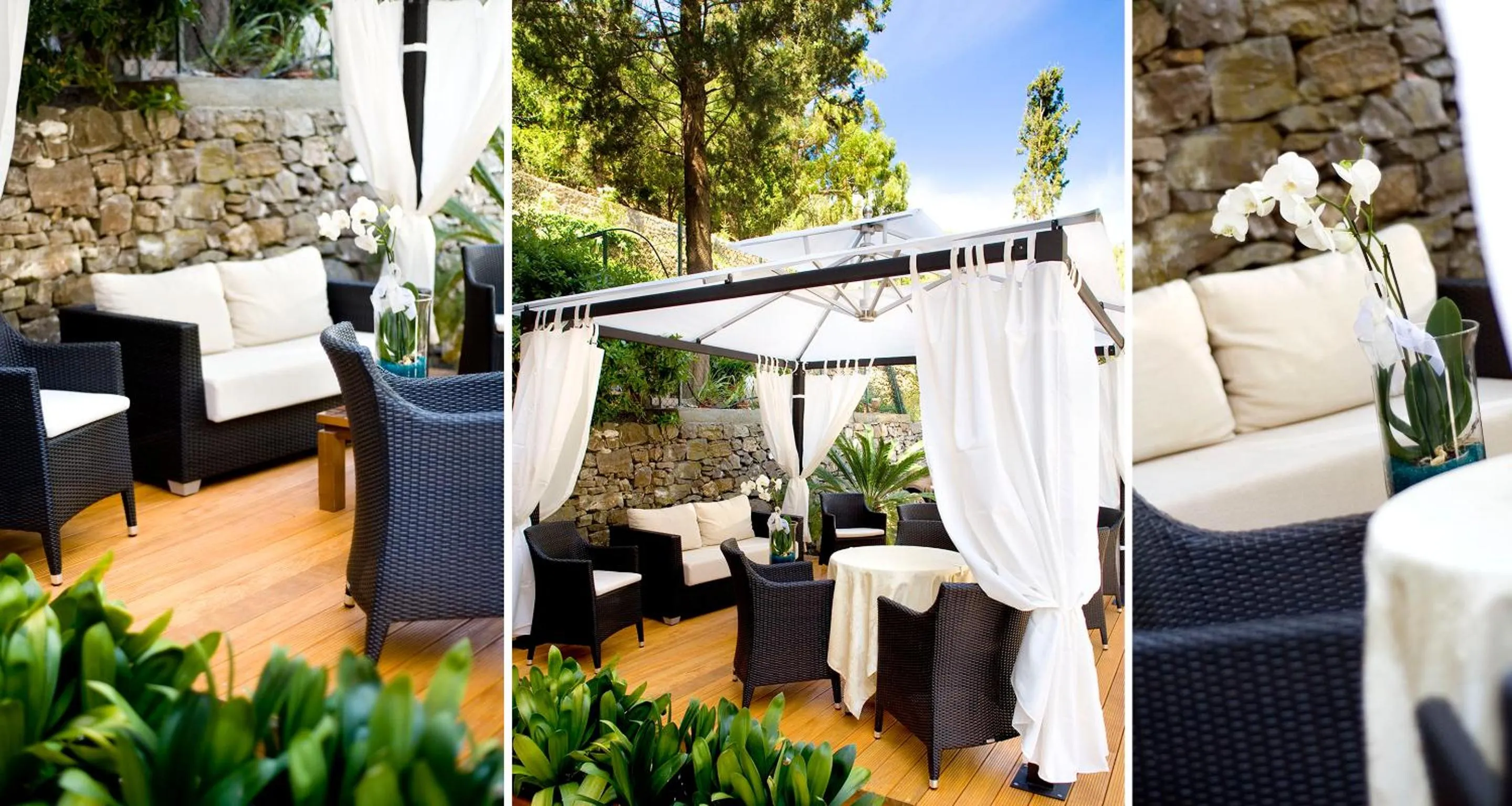 Garden view in Hotel Mediterraneo