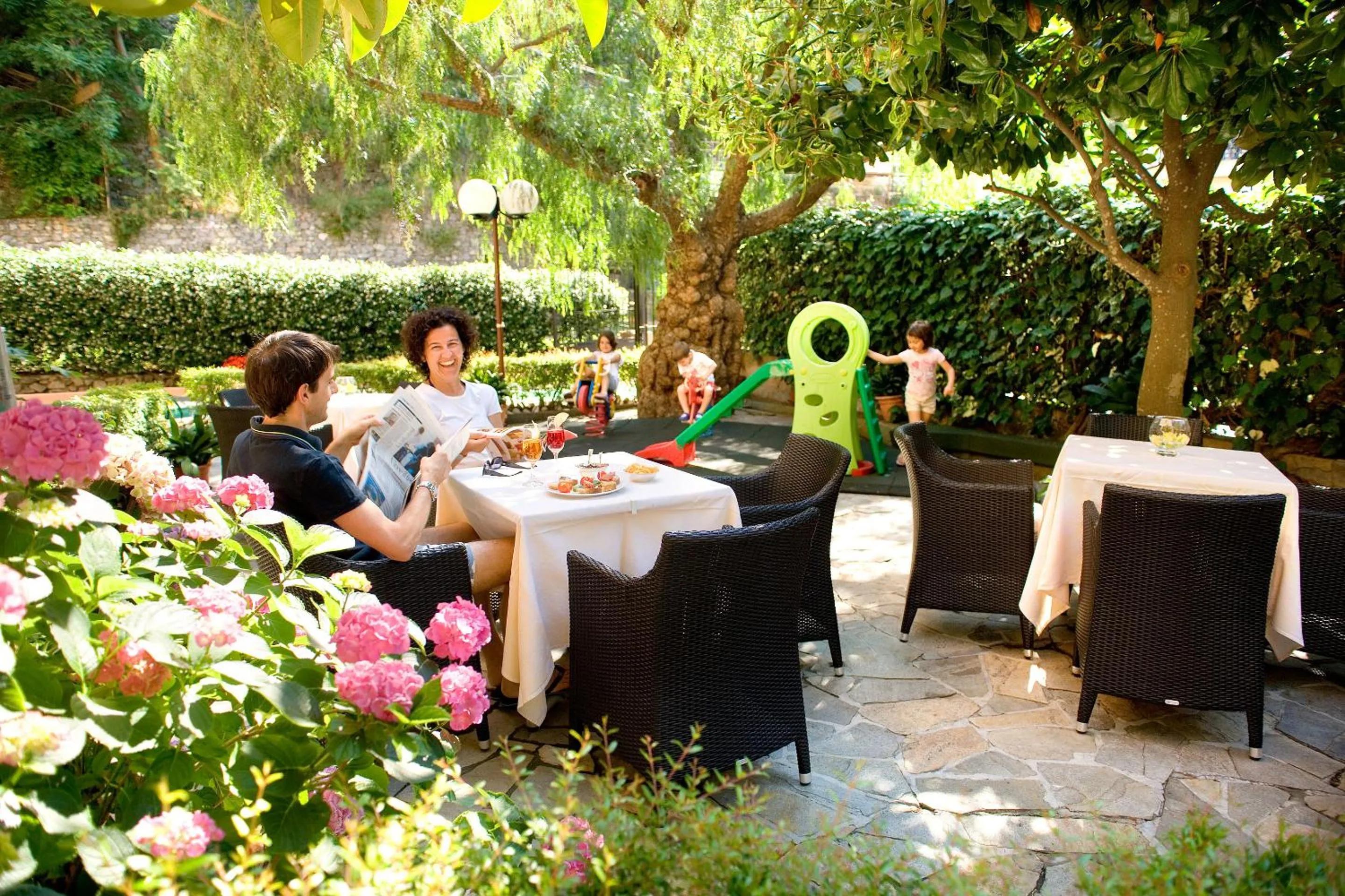 Garden in Hotel Mediterraneo