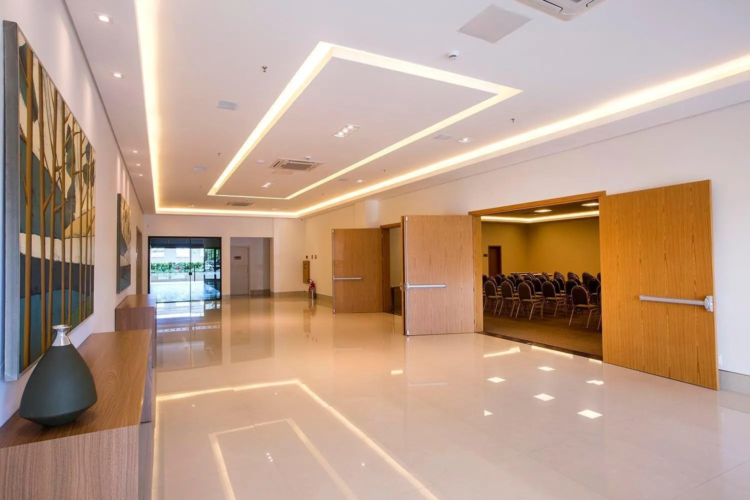 Lobby or reception in Hotel Araucaria Flat Araraquara