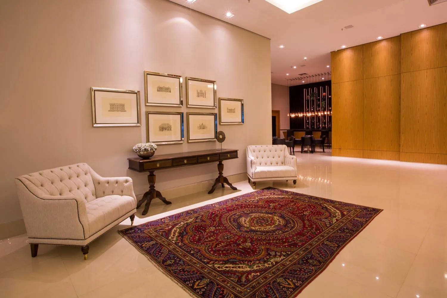 Lobby or reception in Hotel Araucaria Flat Araraquara