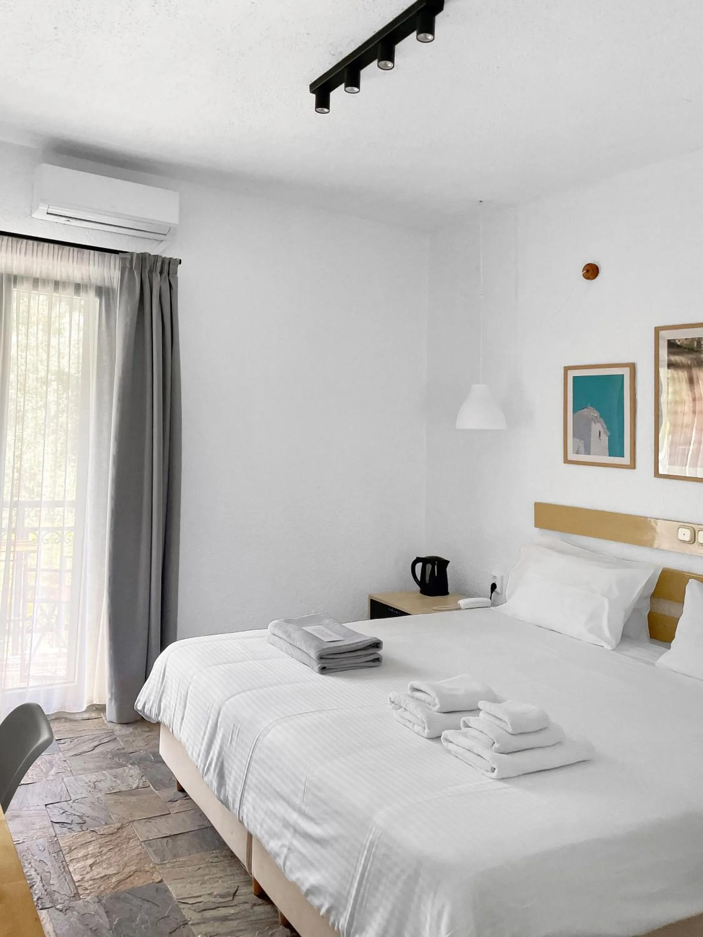 Bed in Panormos Beach Hotel Skopelos