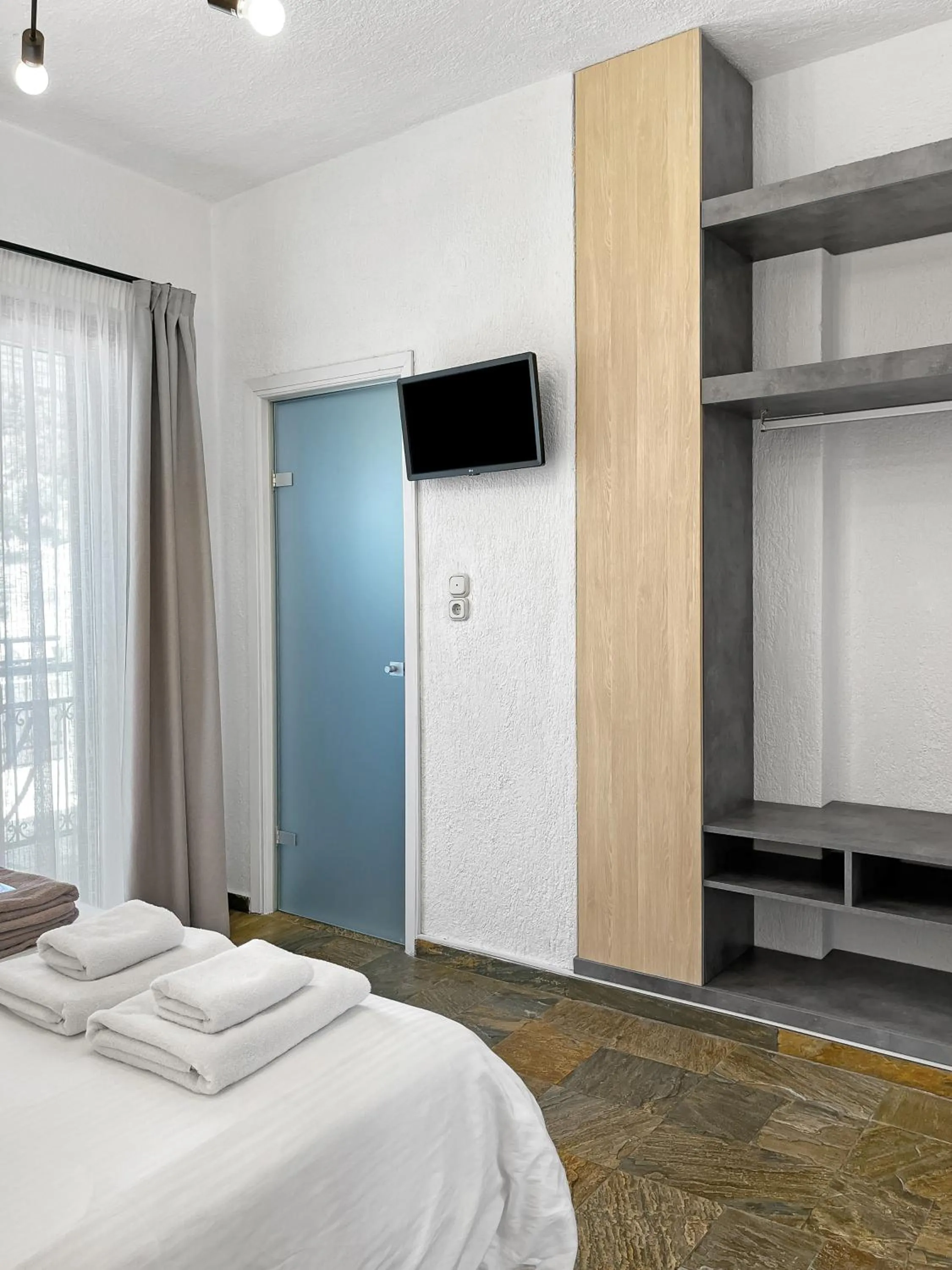 Bed in Panormos Beach Hotel Skopelos