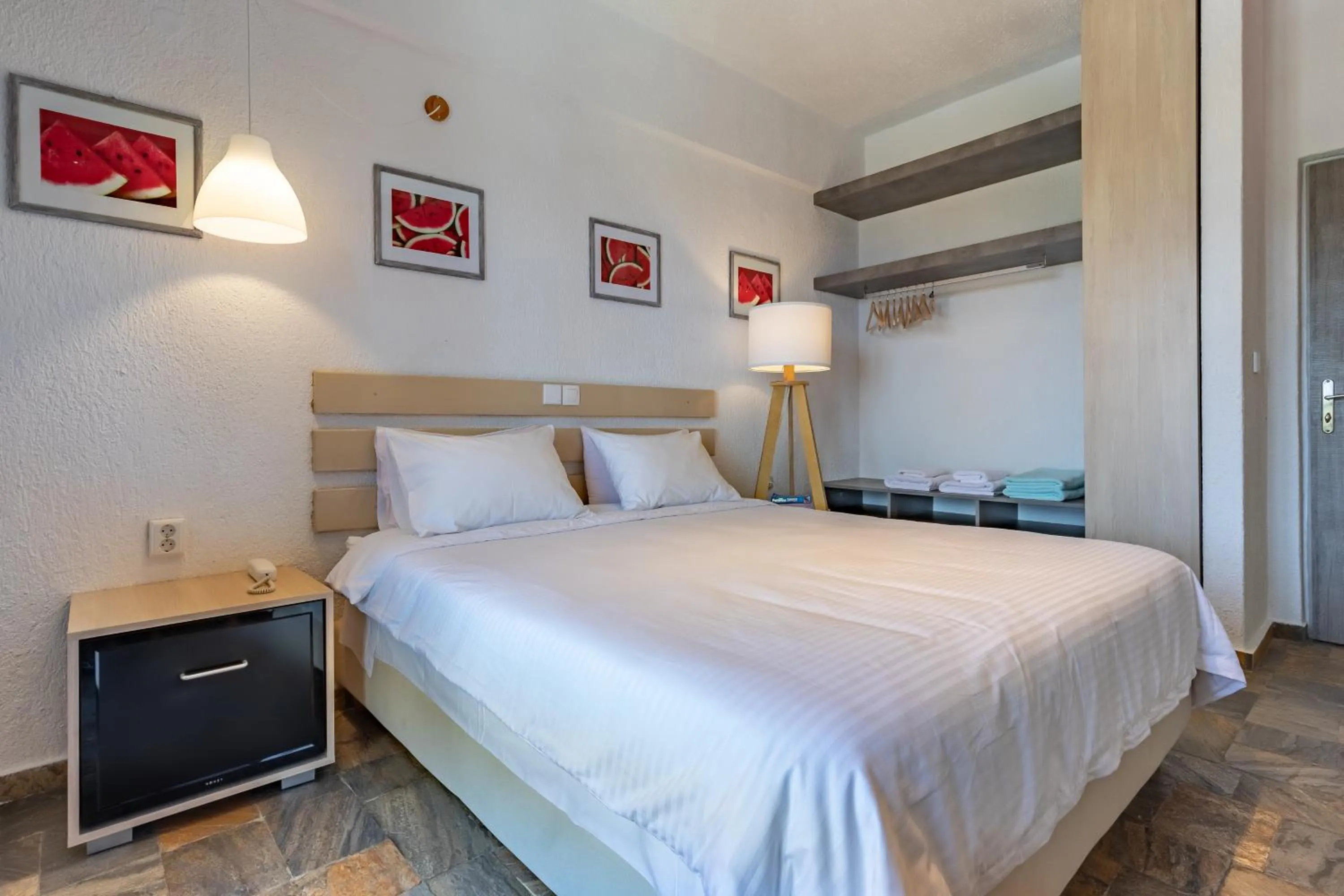 Bed in Panormos Beach Hotel Skopelos