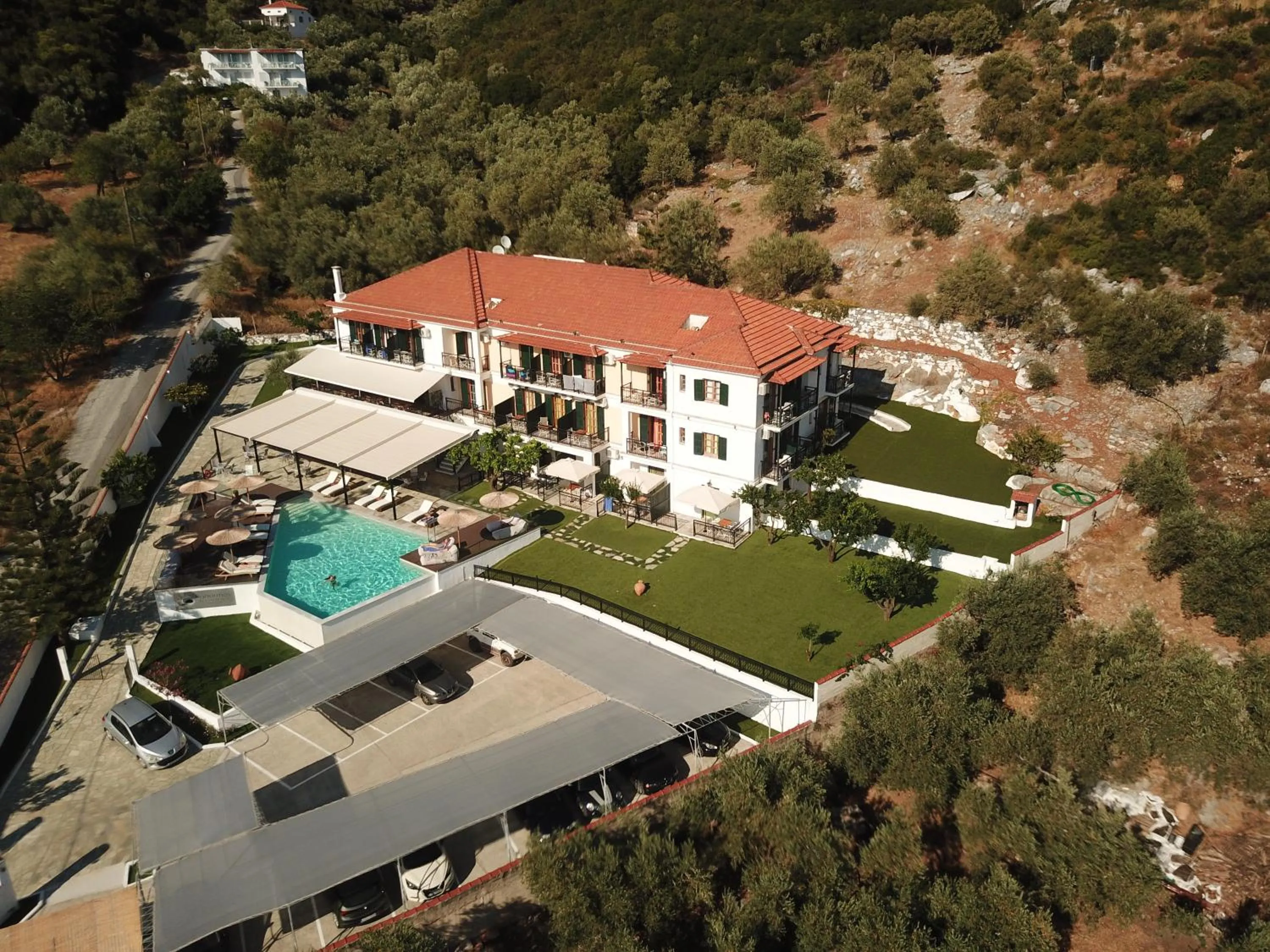 Property building in Panormos Beach Hotel Skopelos