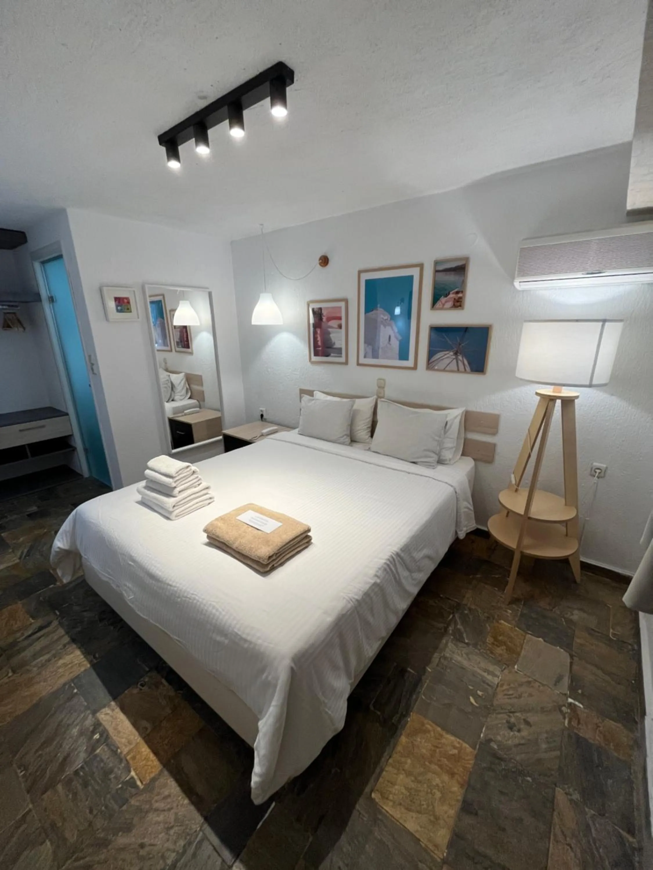 Bed in Panormos Beach Hotel Skopelos