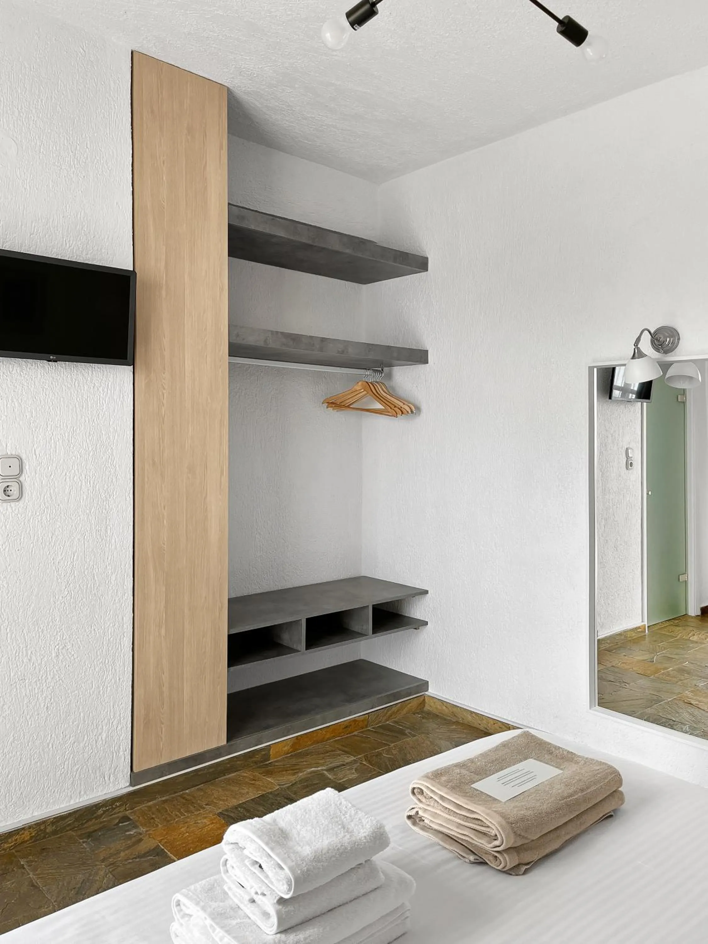 Bed in Panormos Beach Hotel Skopelos