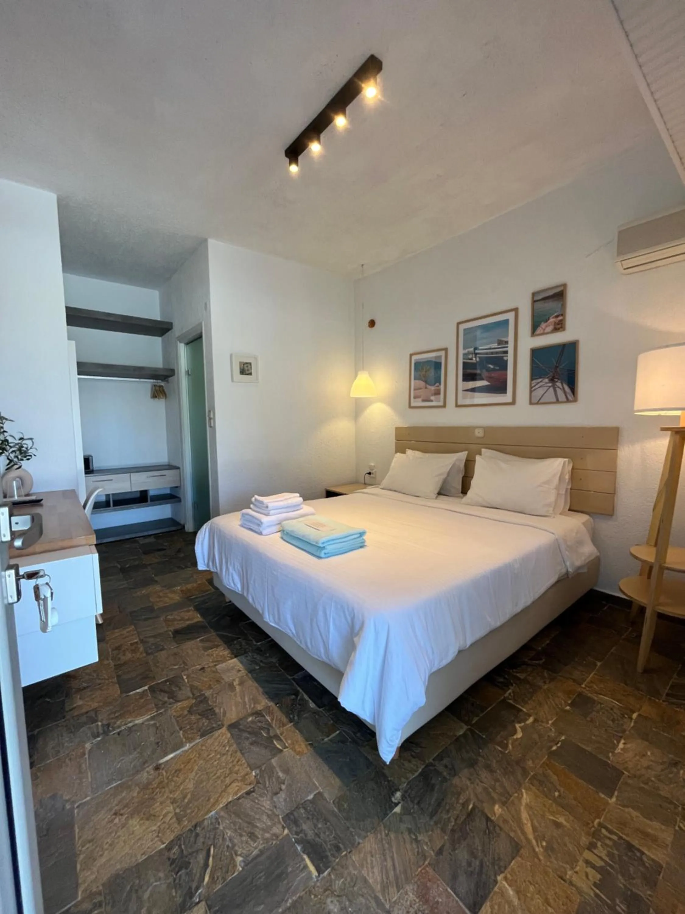 Bed in Panormos Beach Hotel Skopelos