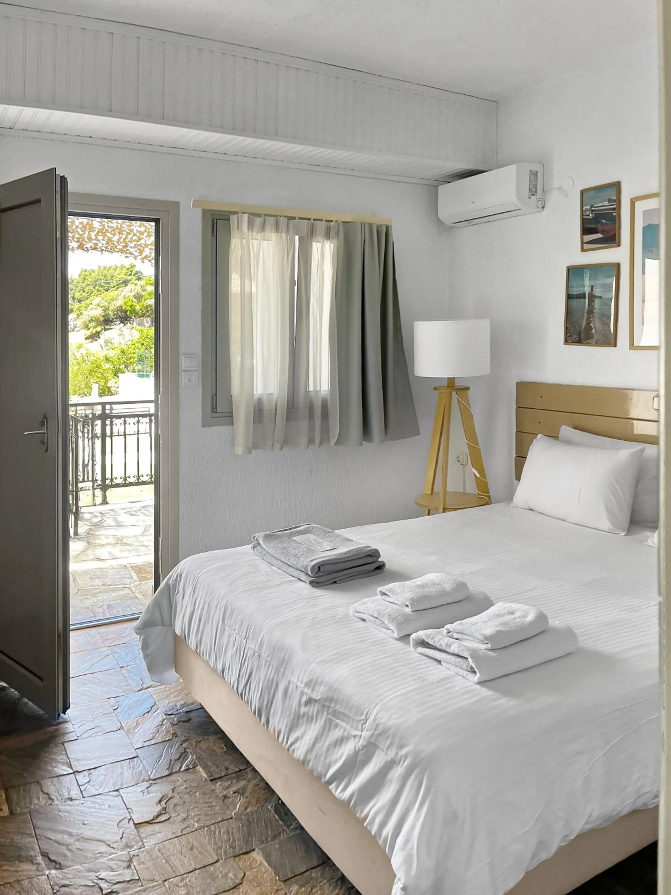 Bed in Panormos Beach Hotel Skopelos