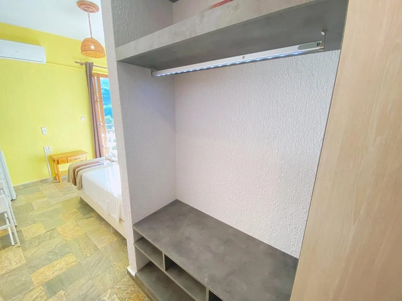 Bed in Panormos Beach Hotel Skopelos