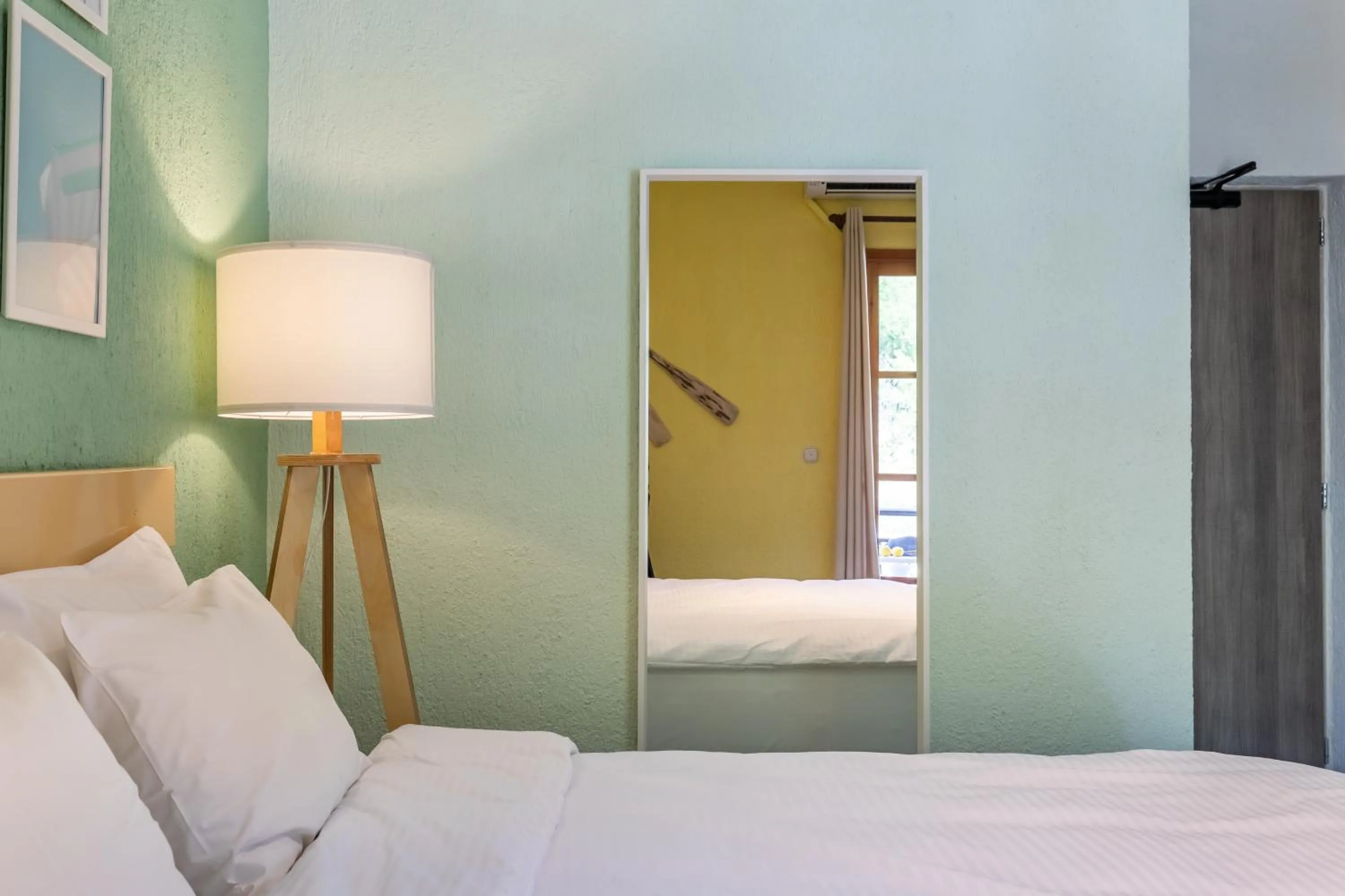 Bed in Panormos Beach Hotel Skopelos