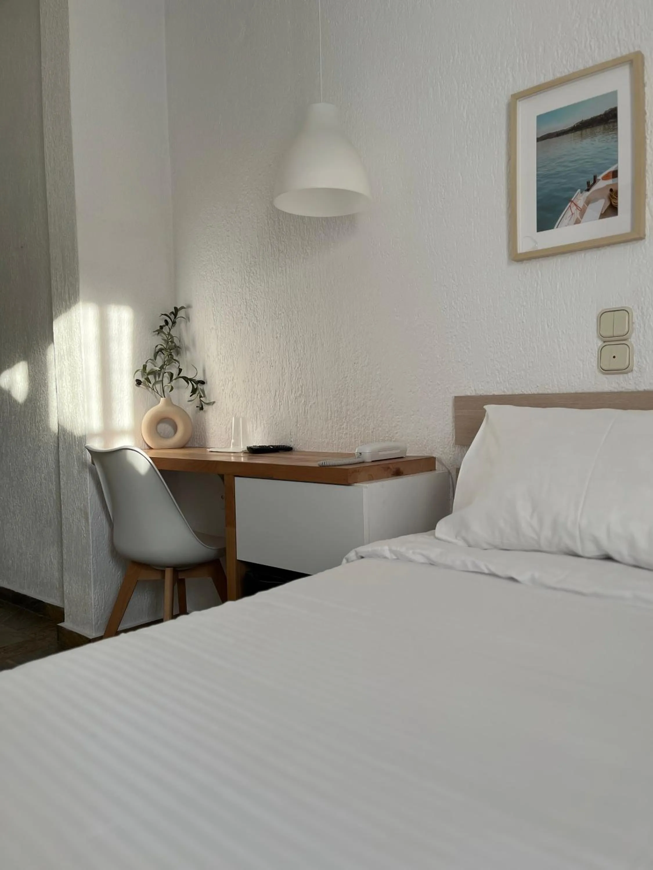 Bed in Panormos Beach Hotel Skopelos