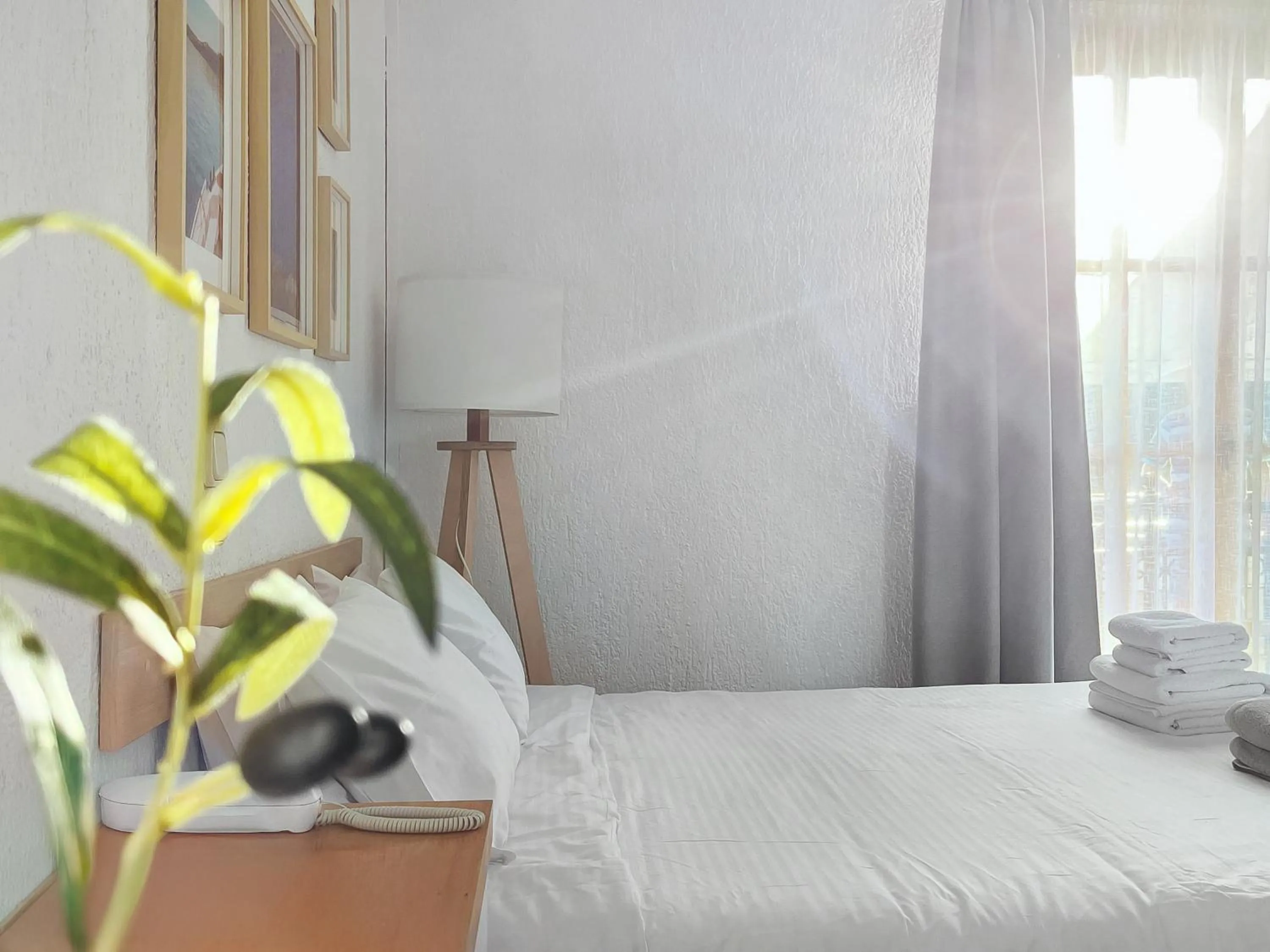 Bed in Panormos Beach Hotel Skopelos