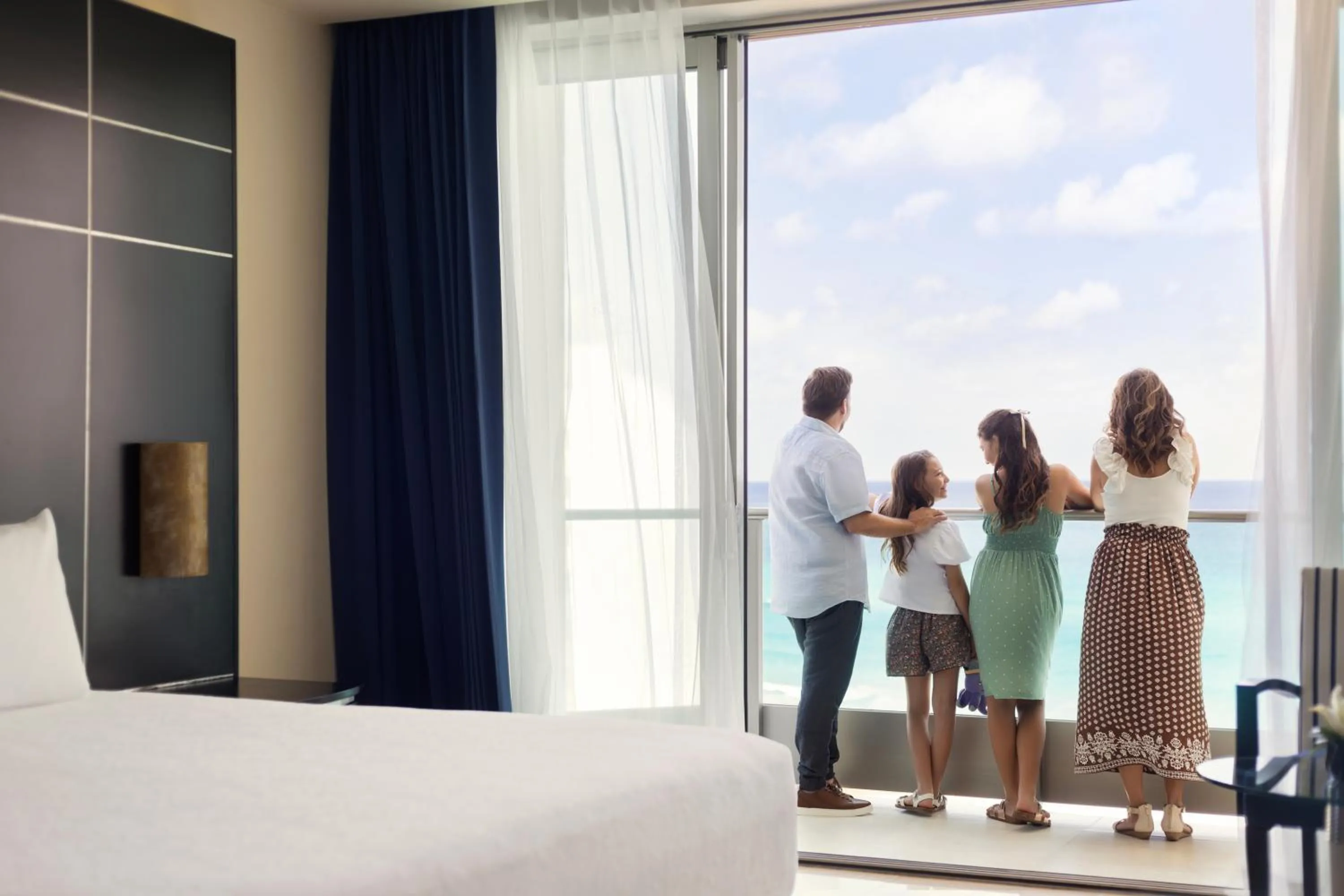 Bed in Seadust Cancun Family Resort - All Inclusive