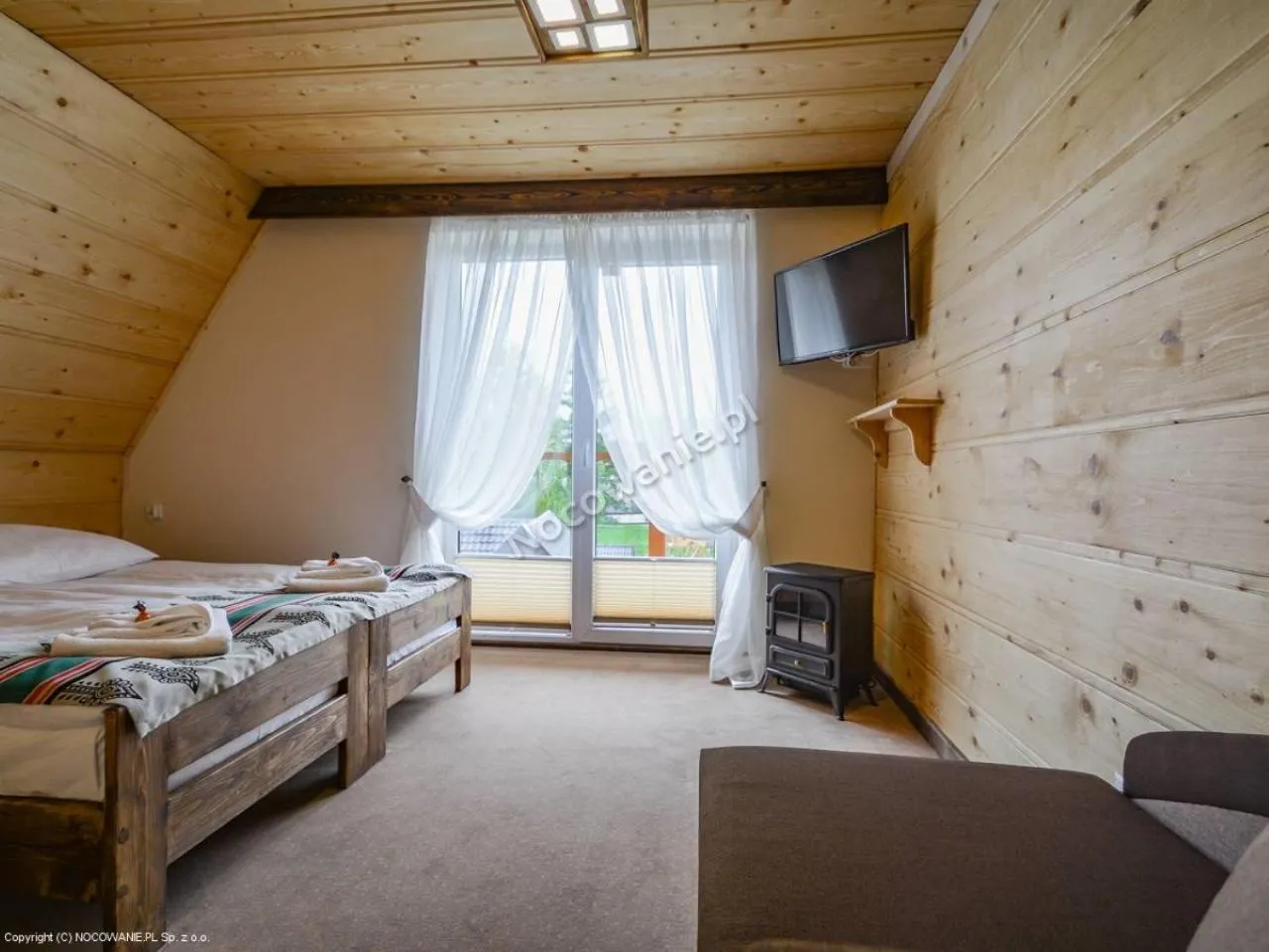 Bedroom, Bed in Kazikowa Kuźnia