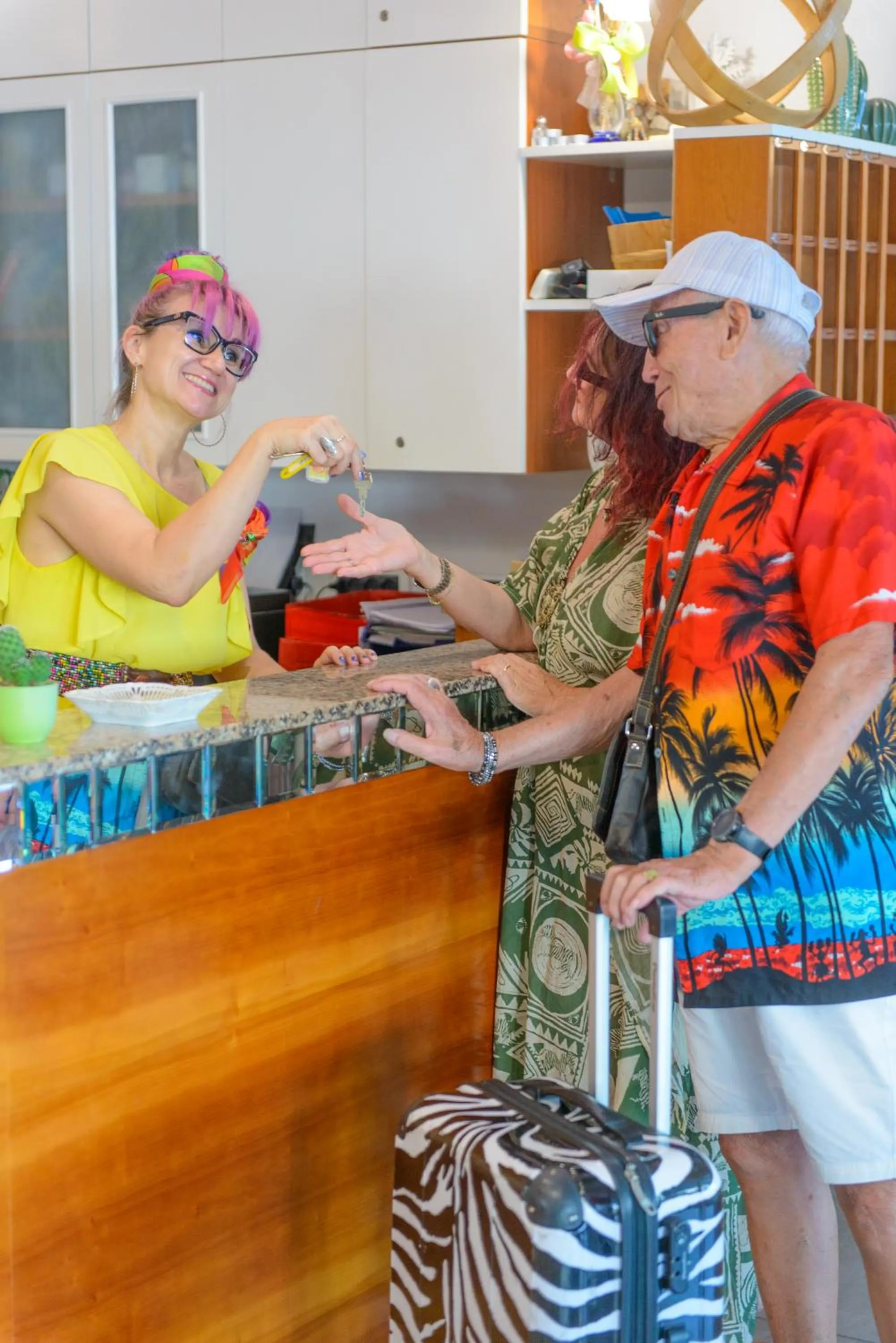 Lobby or reception in Hotel Sandra