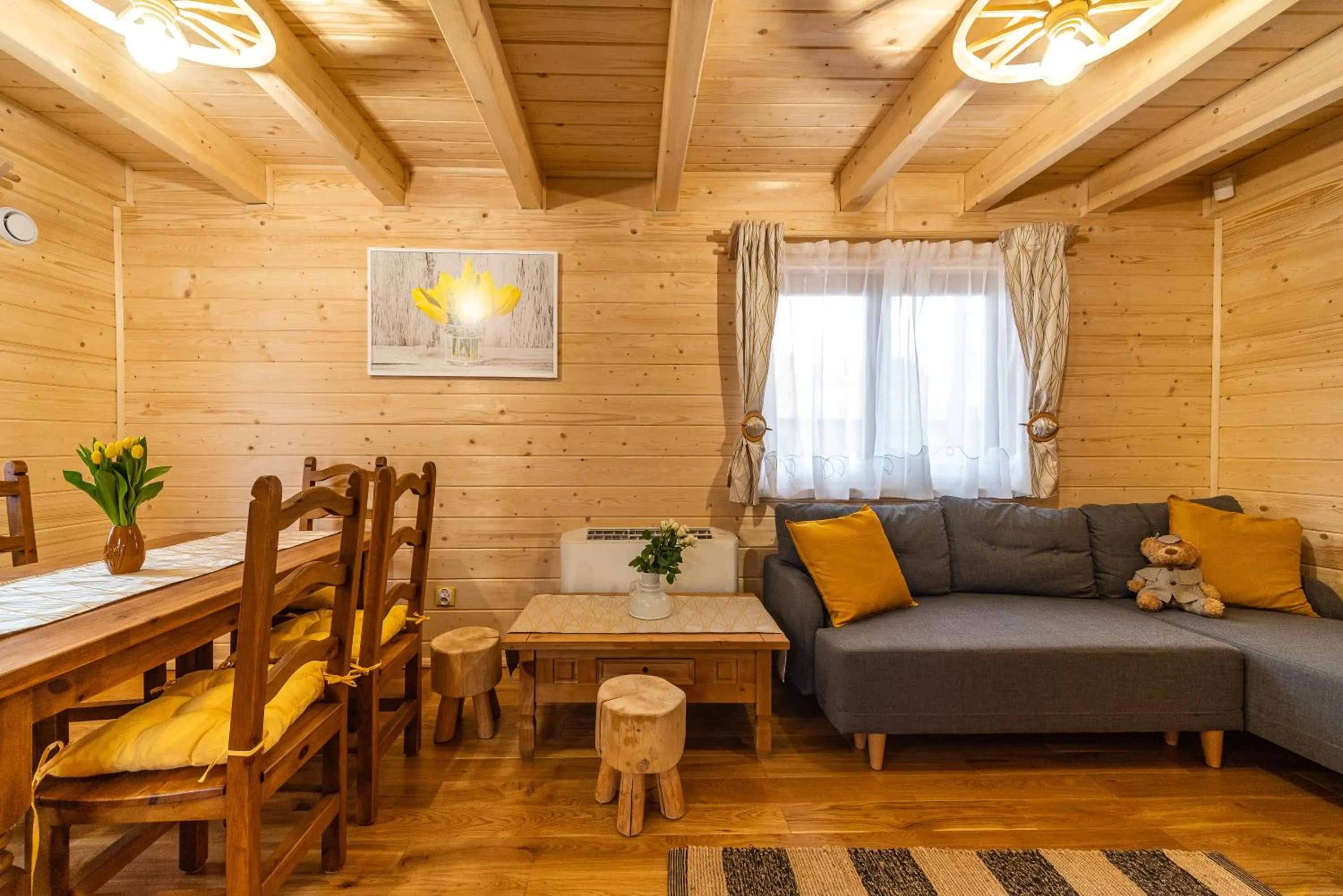 Living room in Eko domki MaMastra Szaflary