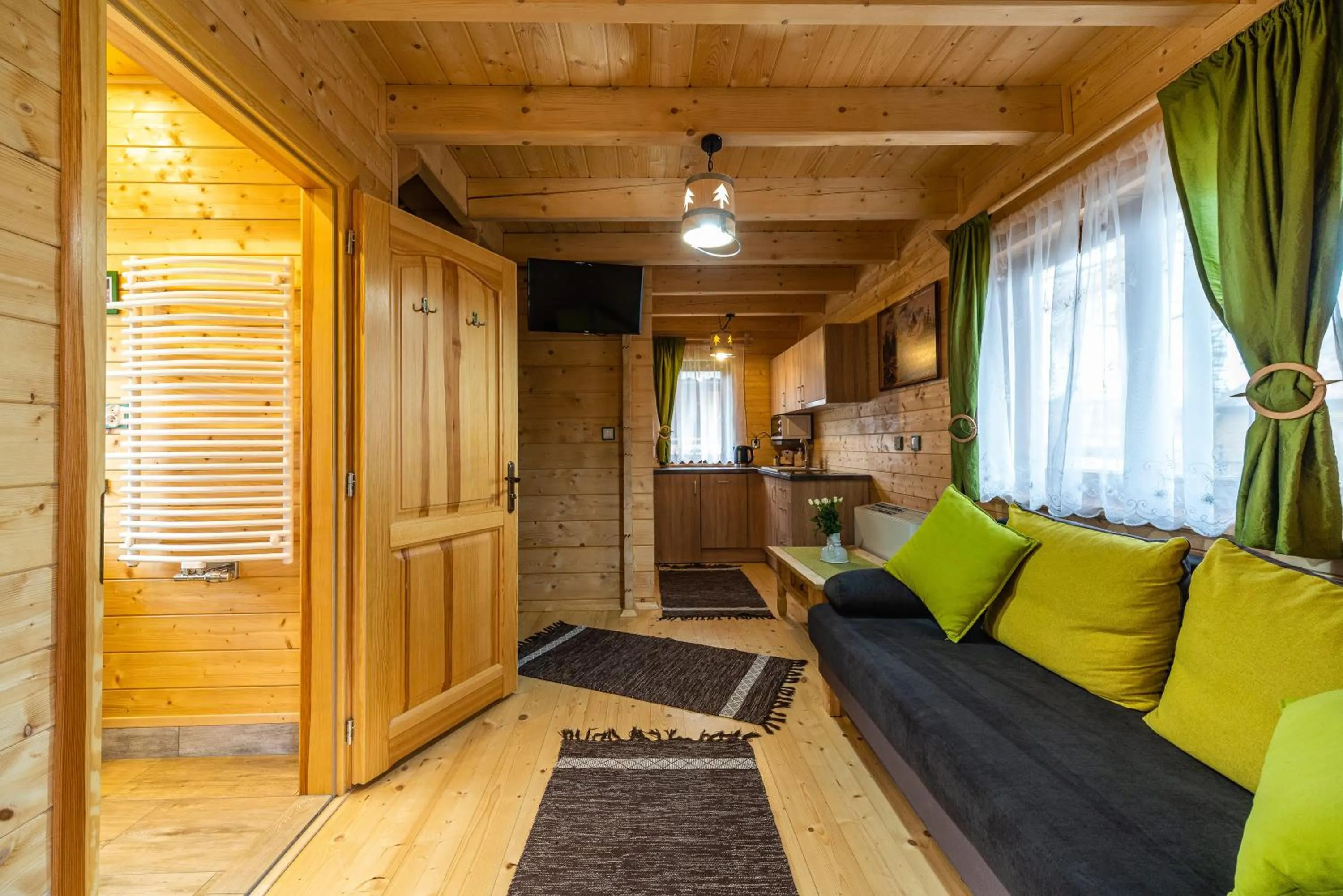 Living room in Eko domki MaMastra Szaflary