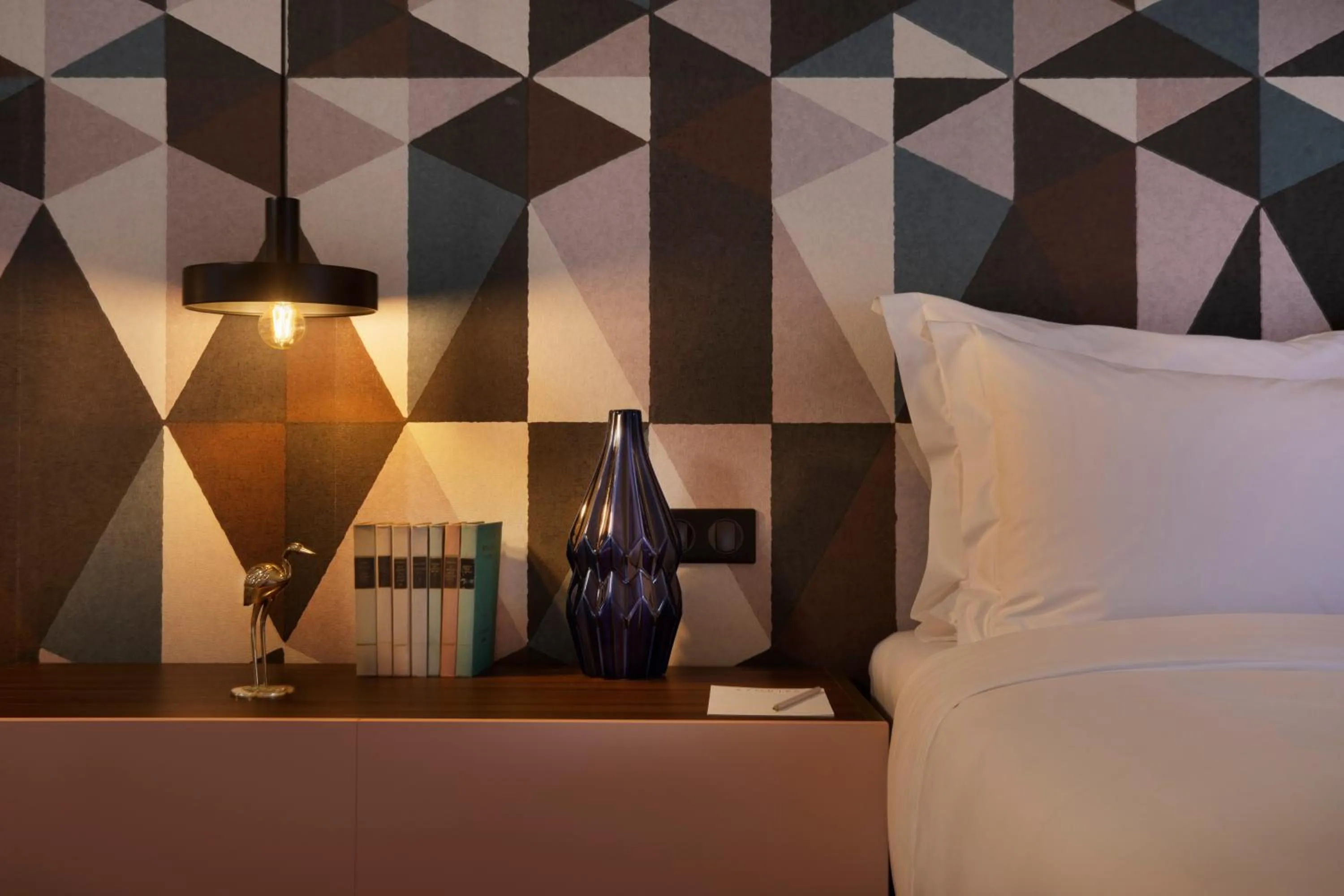 Decorative detail, Bed in Stories Boutique Hotel