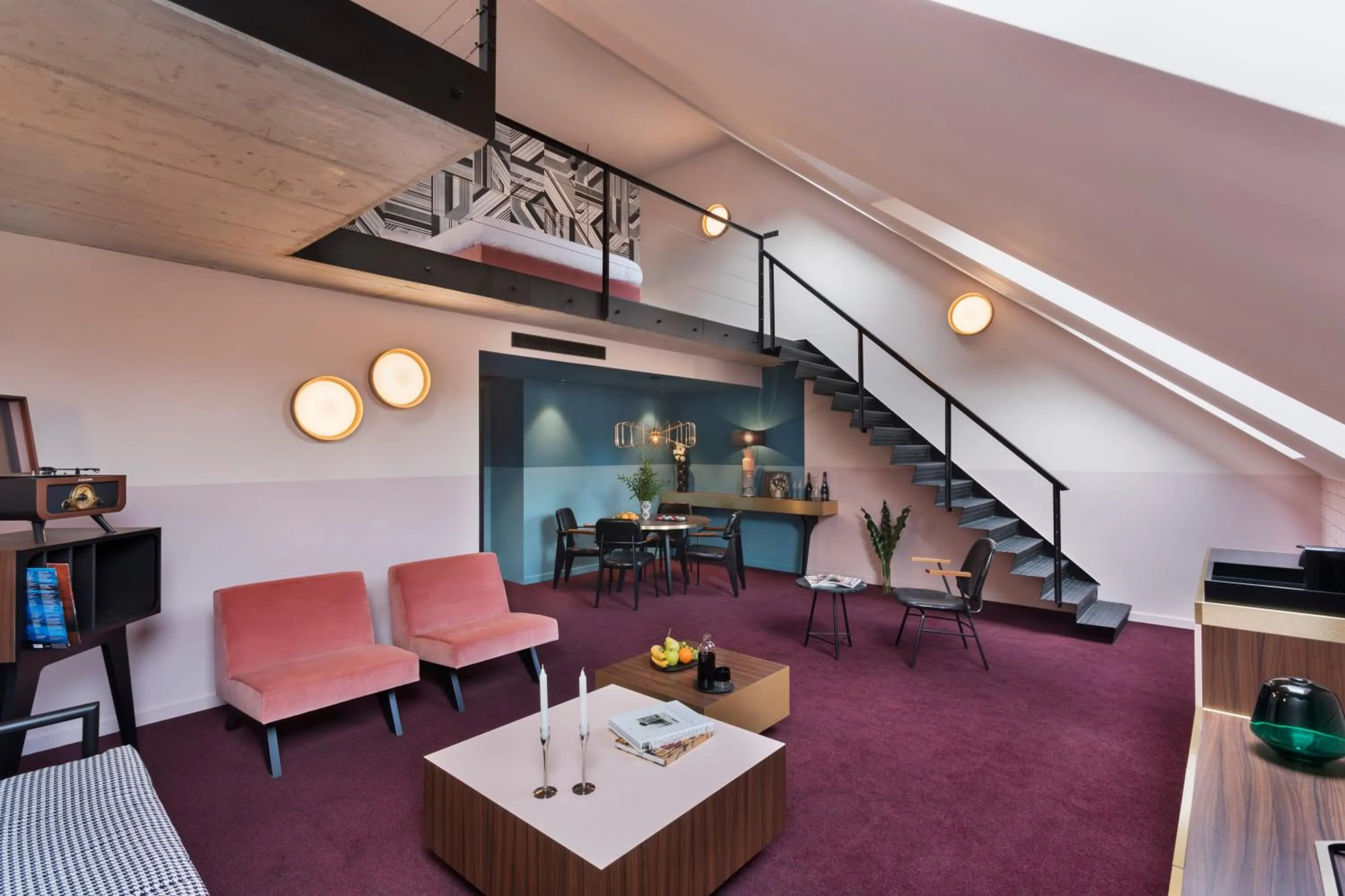 Living room in Stories Boutique Hotel