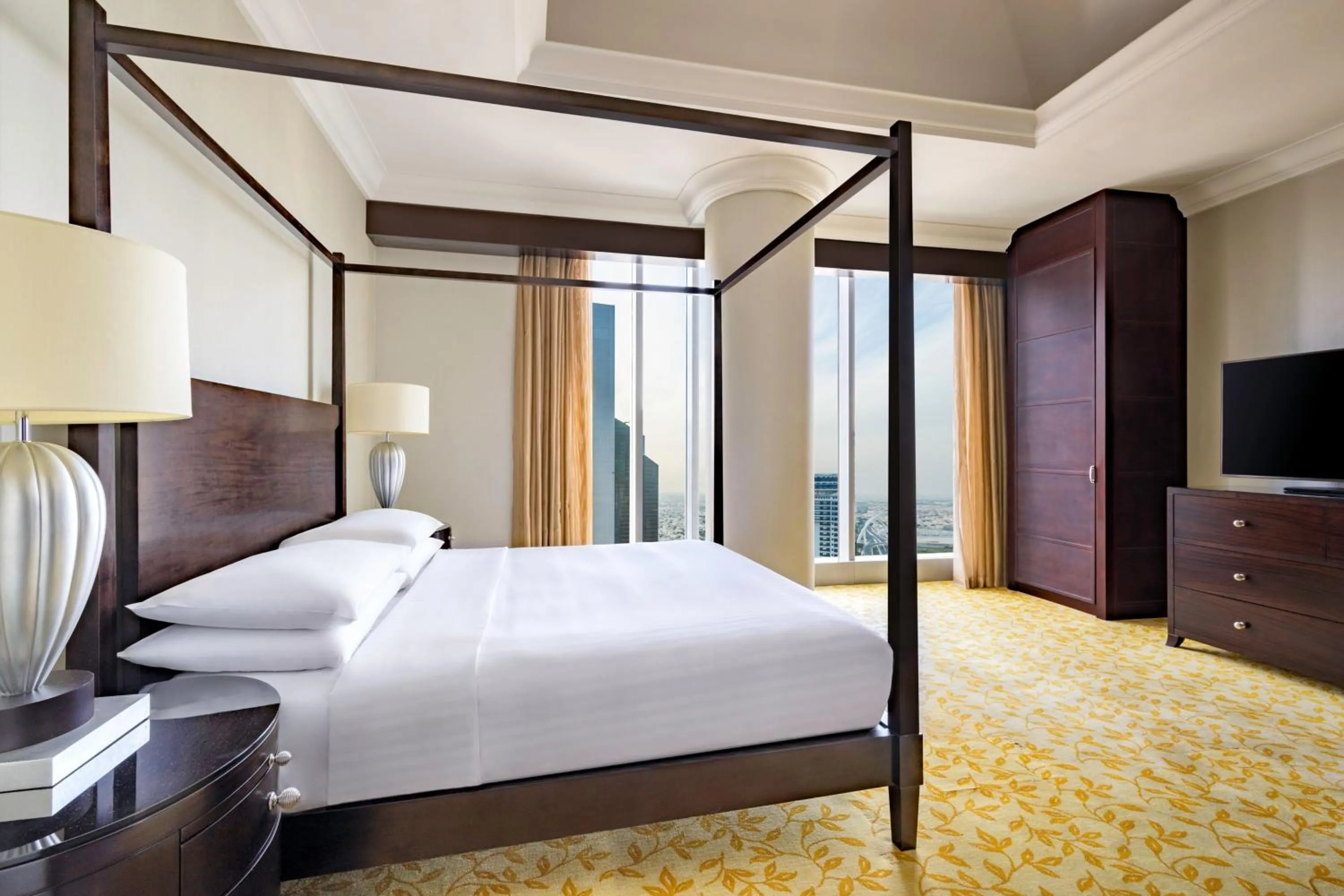 Photo of the whole room, Bed in Marriott Marquis City Center Doha Hotel