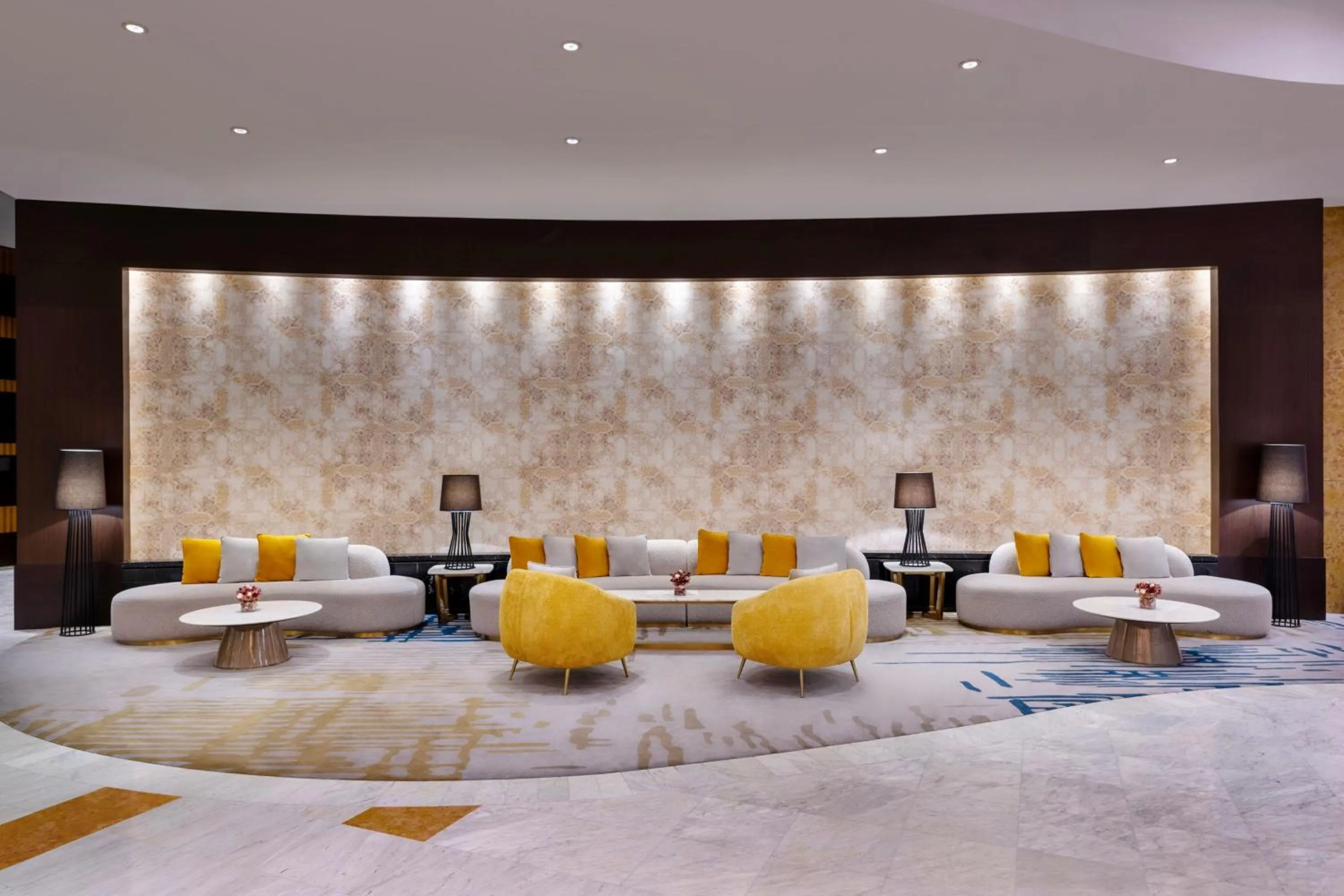 Lobby or reception in Marriott Marquis City Center Doha Hotel