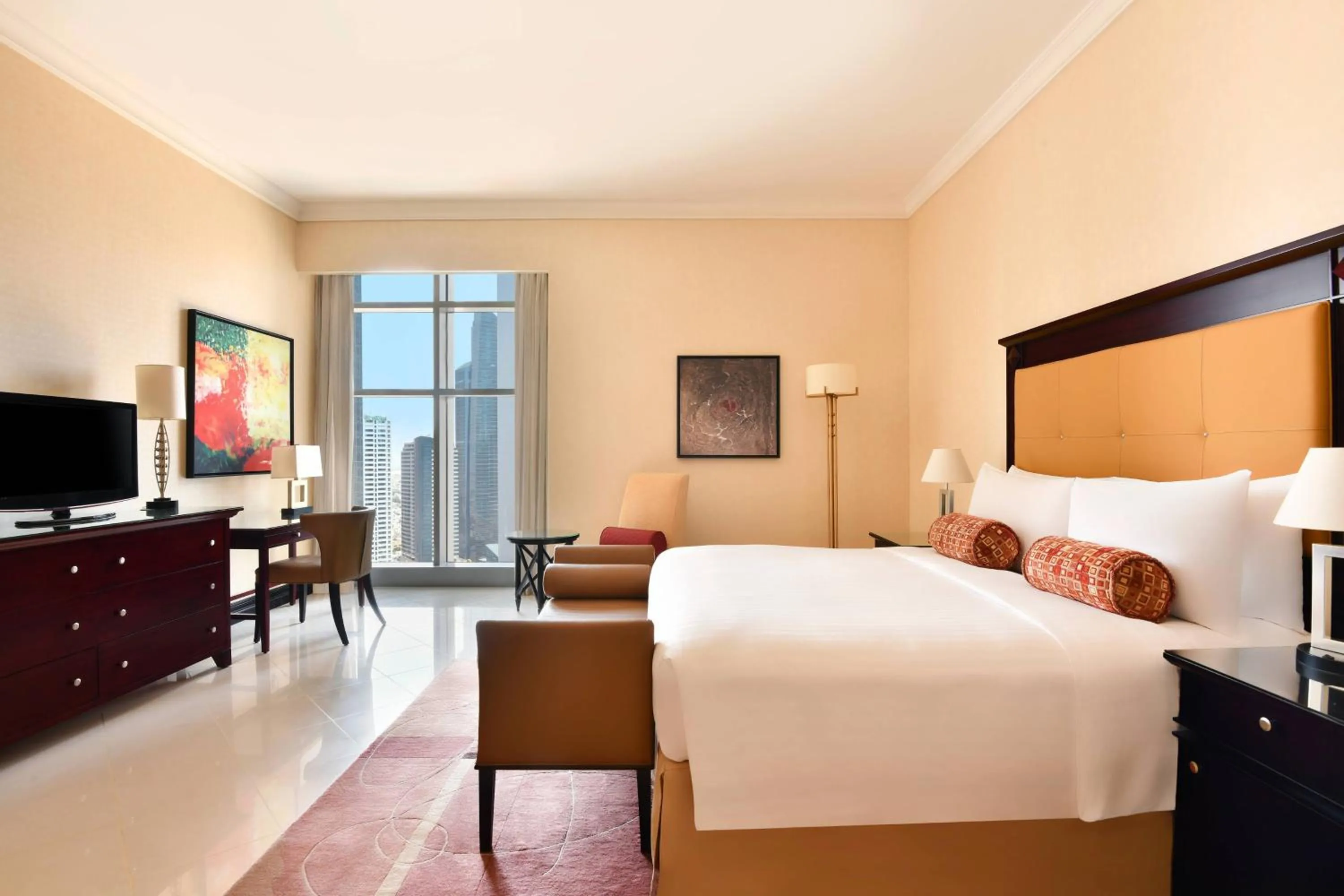 Bedroom, Bed in Marriott Marquis City Center Doha Hotel