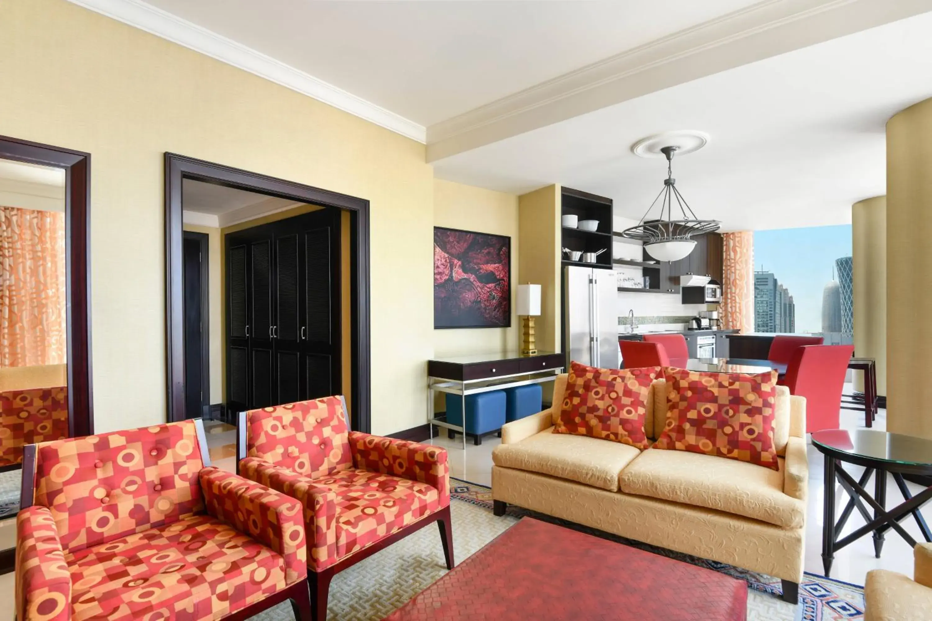 2 Bedroom Apartment, Partial gulf view, High floor in Marriott Marquis City Center Doha Hotel 2 Bedroom Apartment, Partial gulf view, High floor in Marriott Marquis City Center Doha Hotel