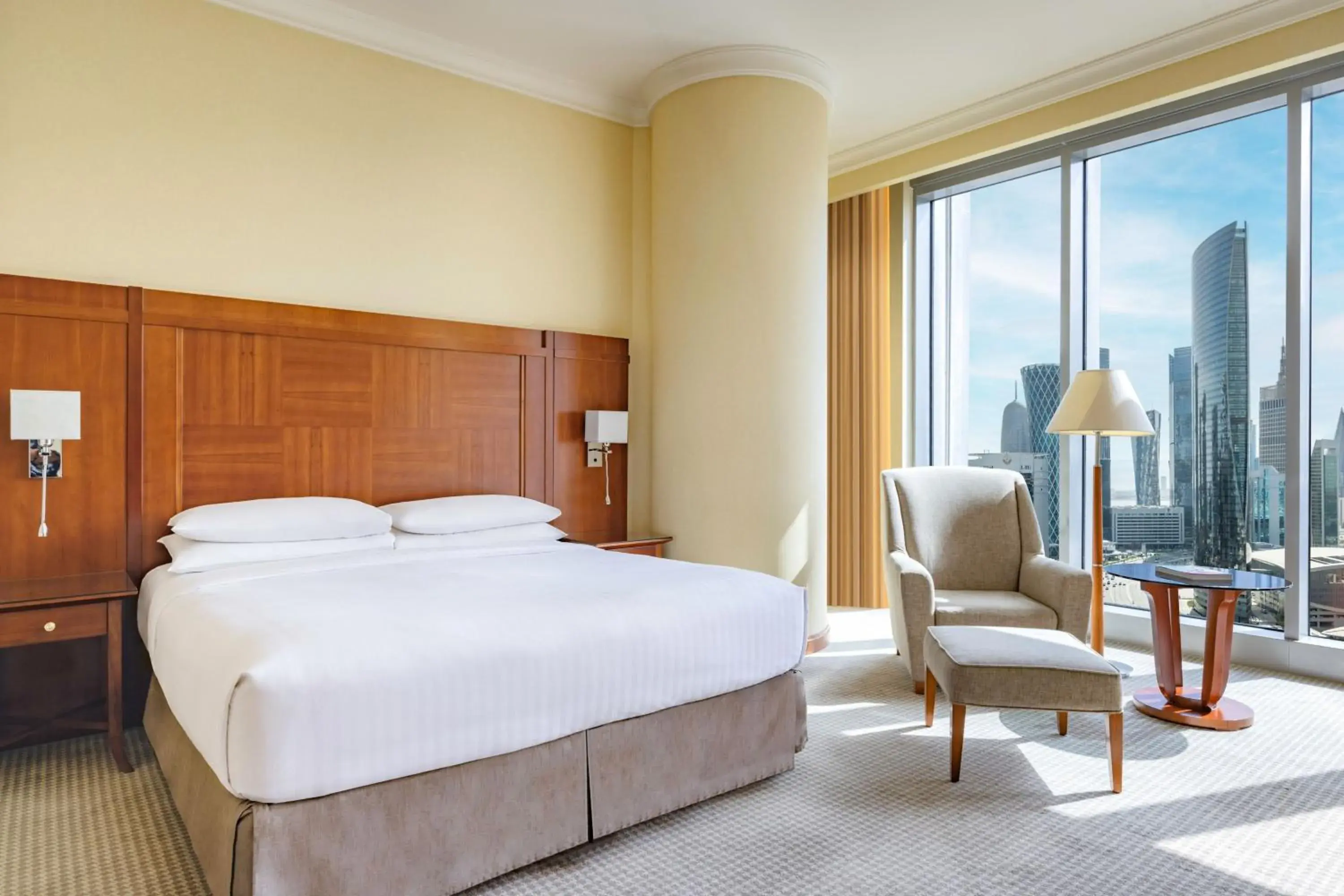 Family King Room with Beach Access in Marriott Marquis City Center Doha Hotel Family King Room with Beach Access in Marriott Marquis City Center Doha Hotel