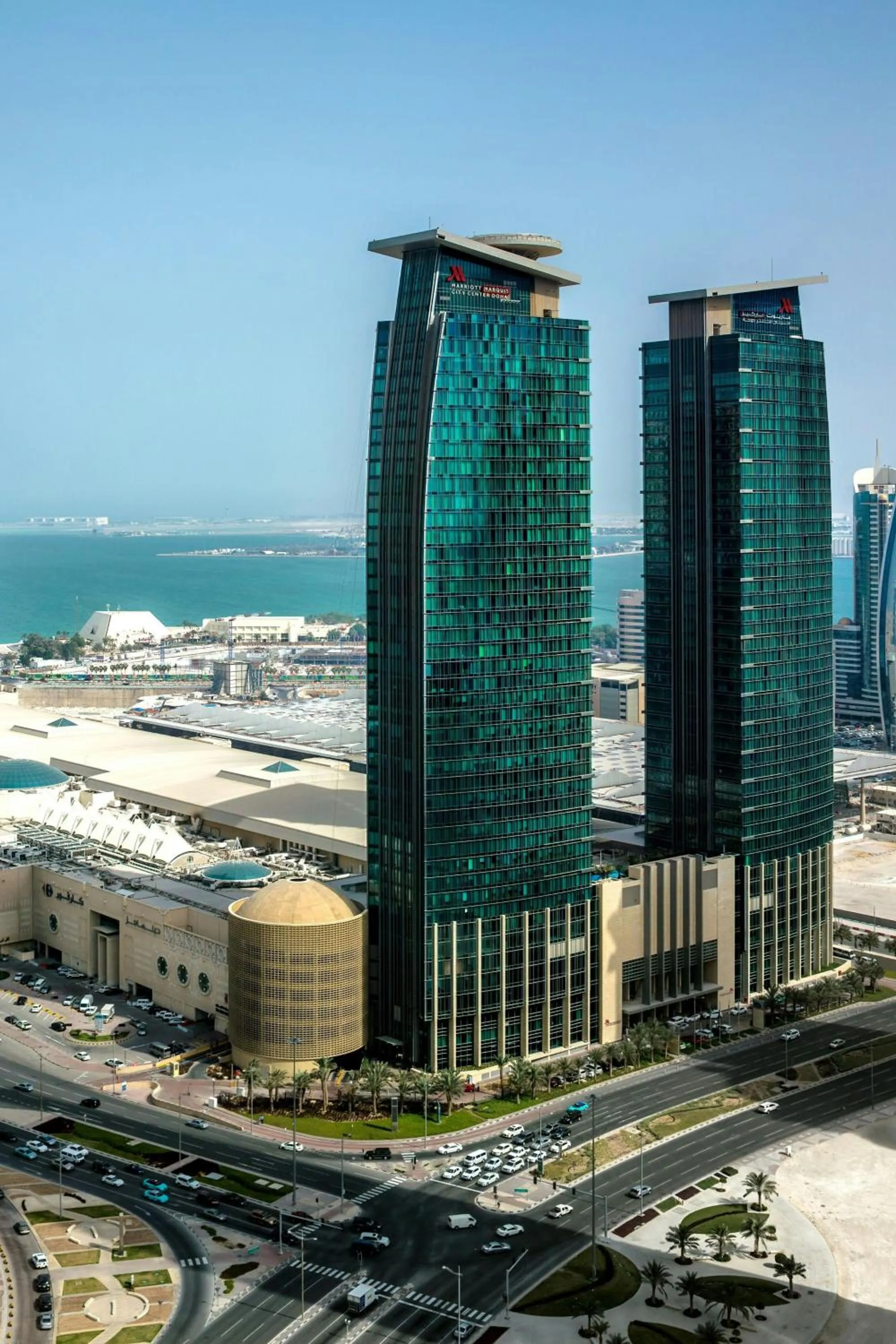 Property building in Marriott Marquis City Center Doha Hotel