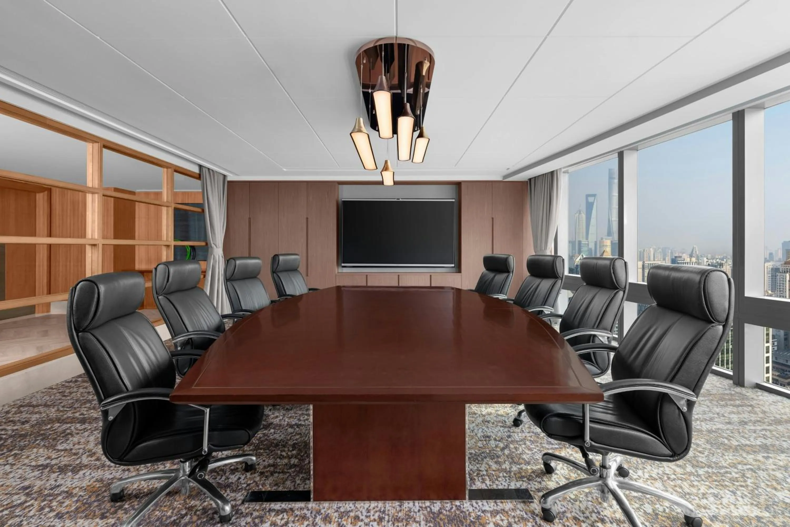 Lounge or bar in Shanghai Marriott Marquis City Centre