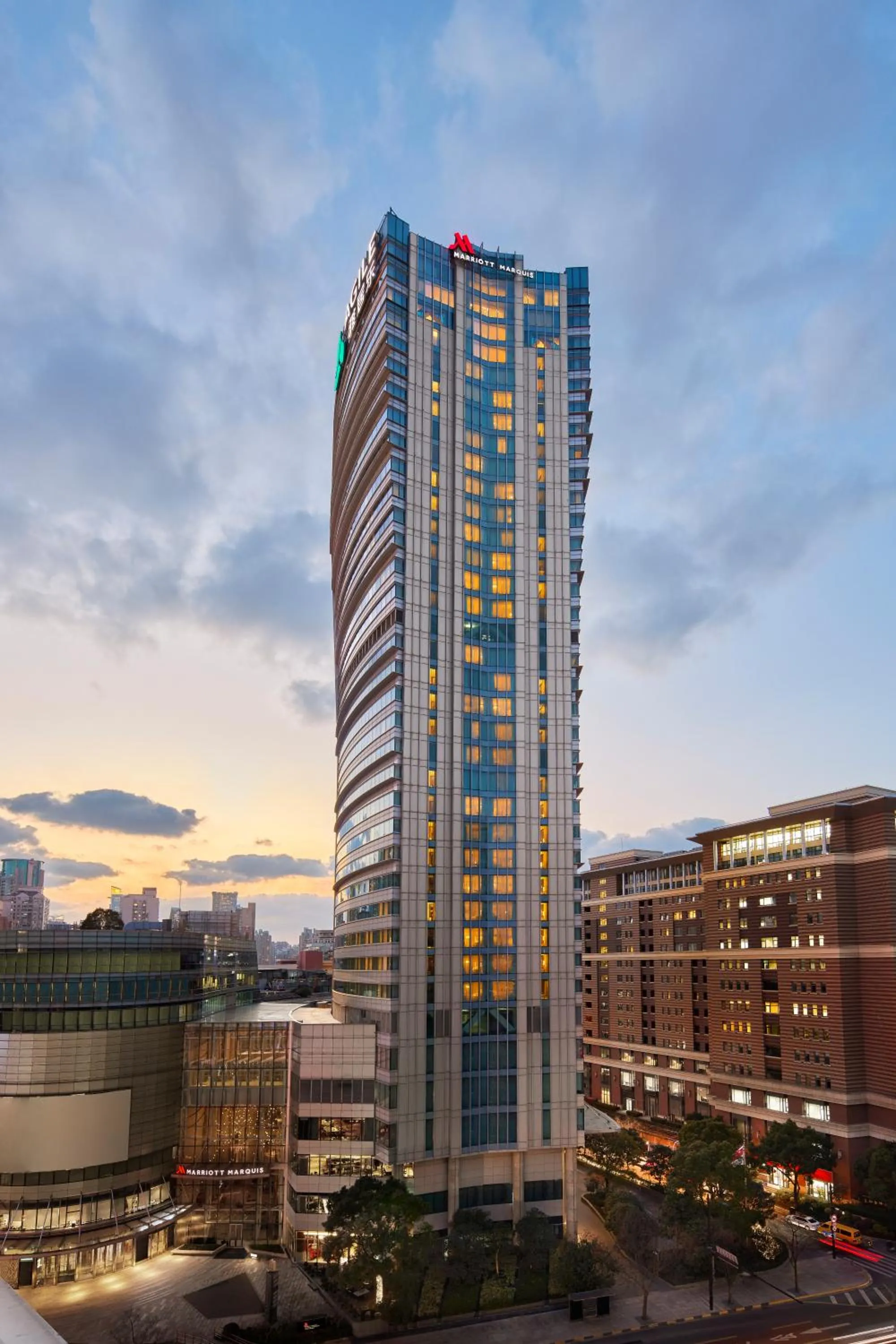 Property building in Shanghai Marriott Marquis City Centre