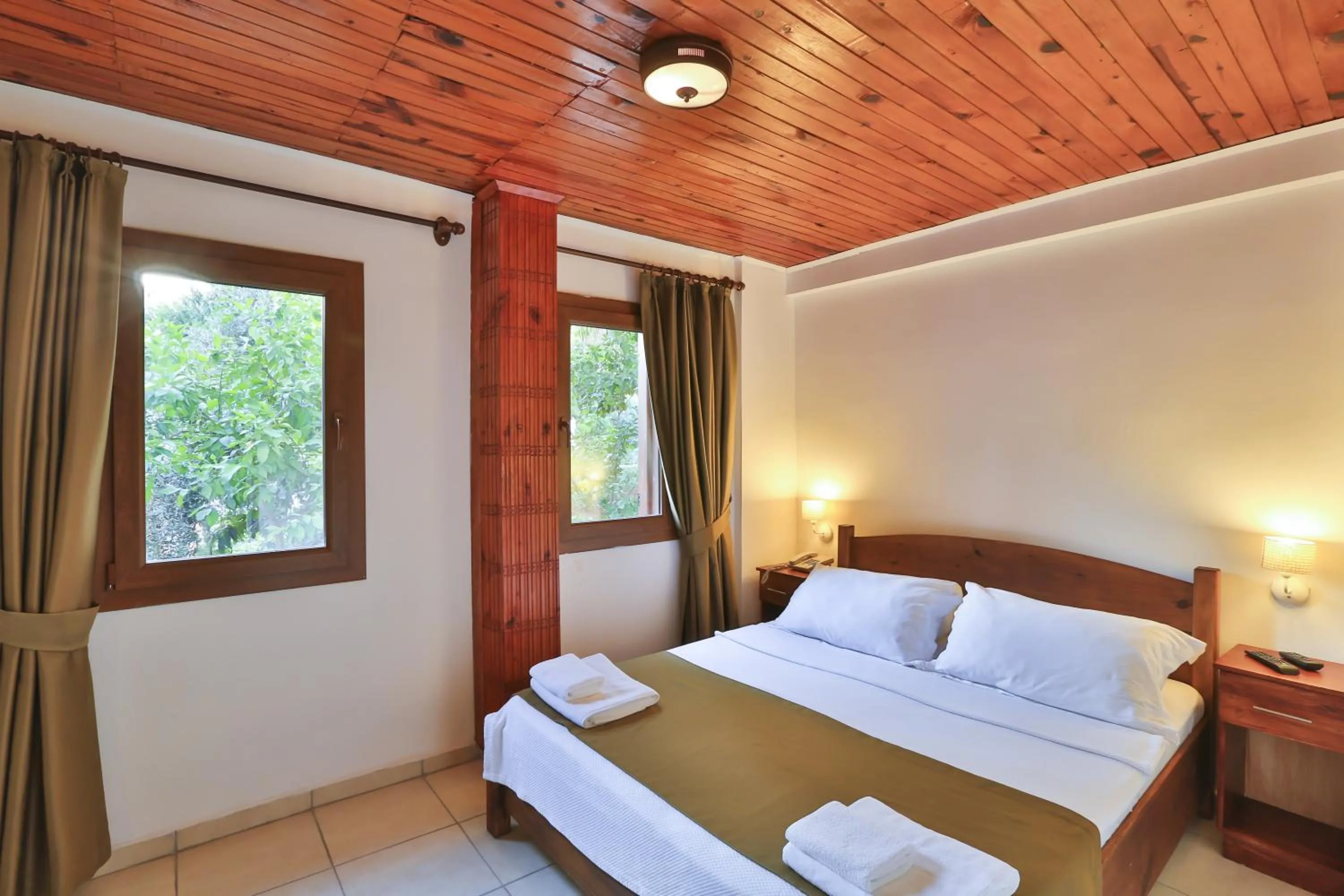 Bed in Zinbad Hotel Kalkan