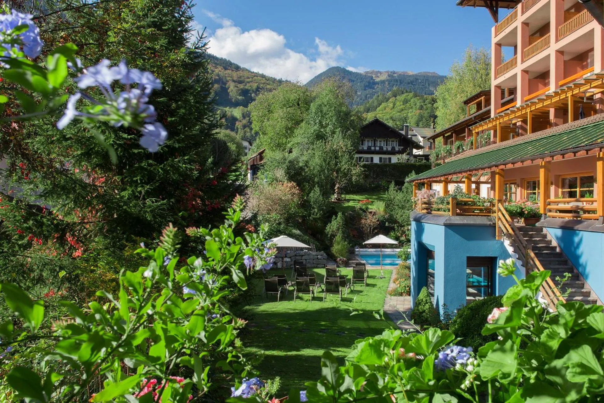 Garden in Hotel Montafoner Hof