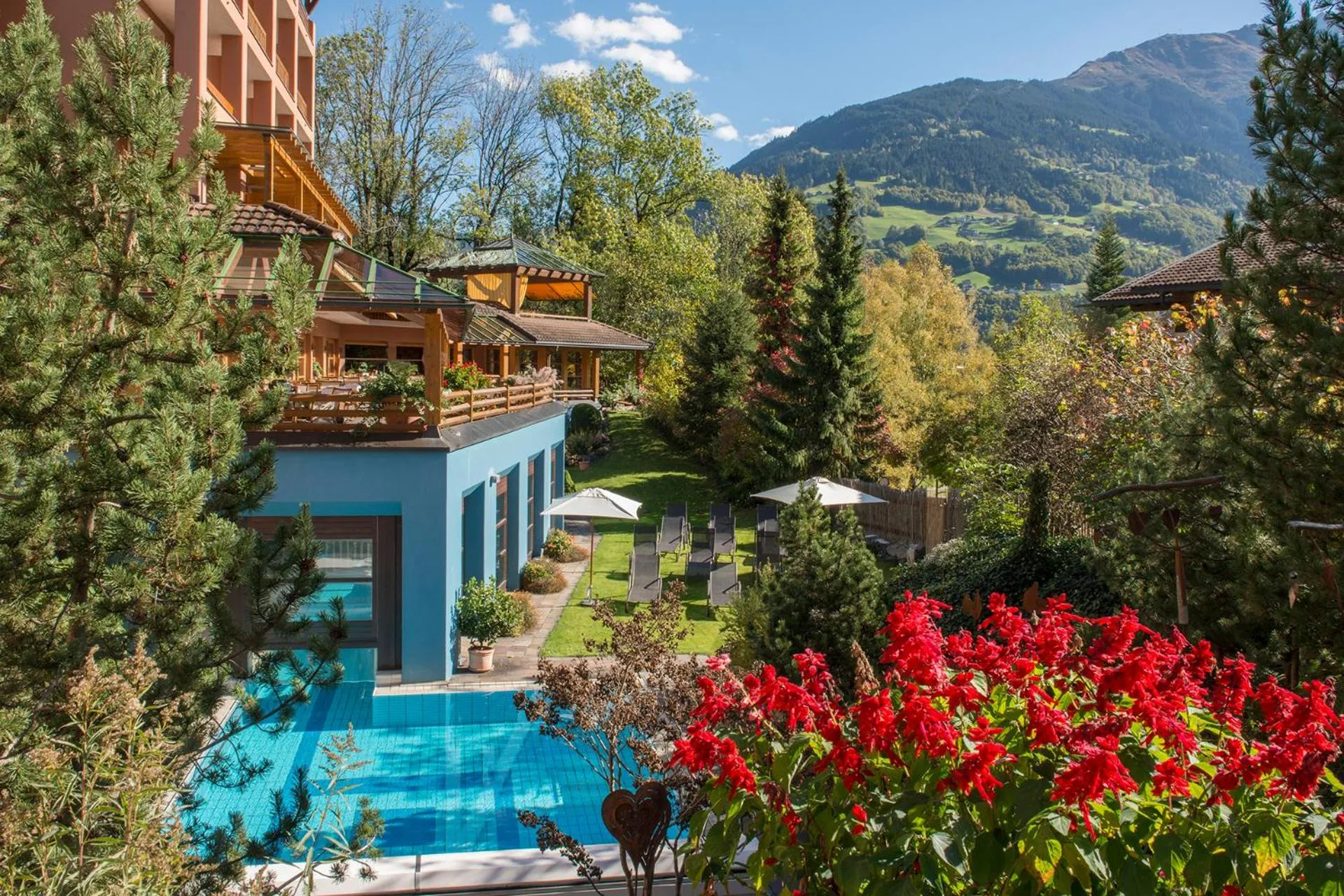 Garden in Hotel Montafoner Hof