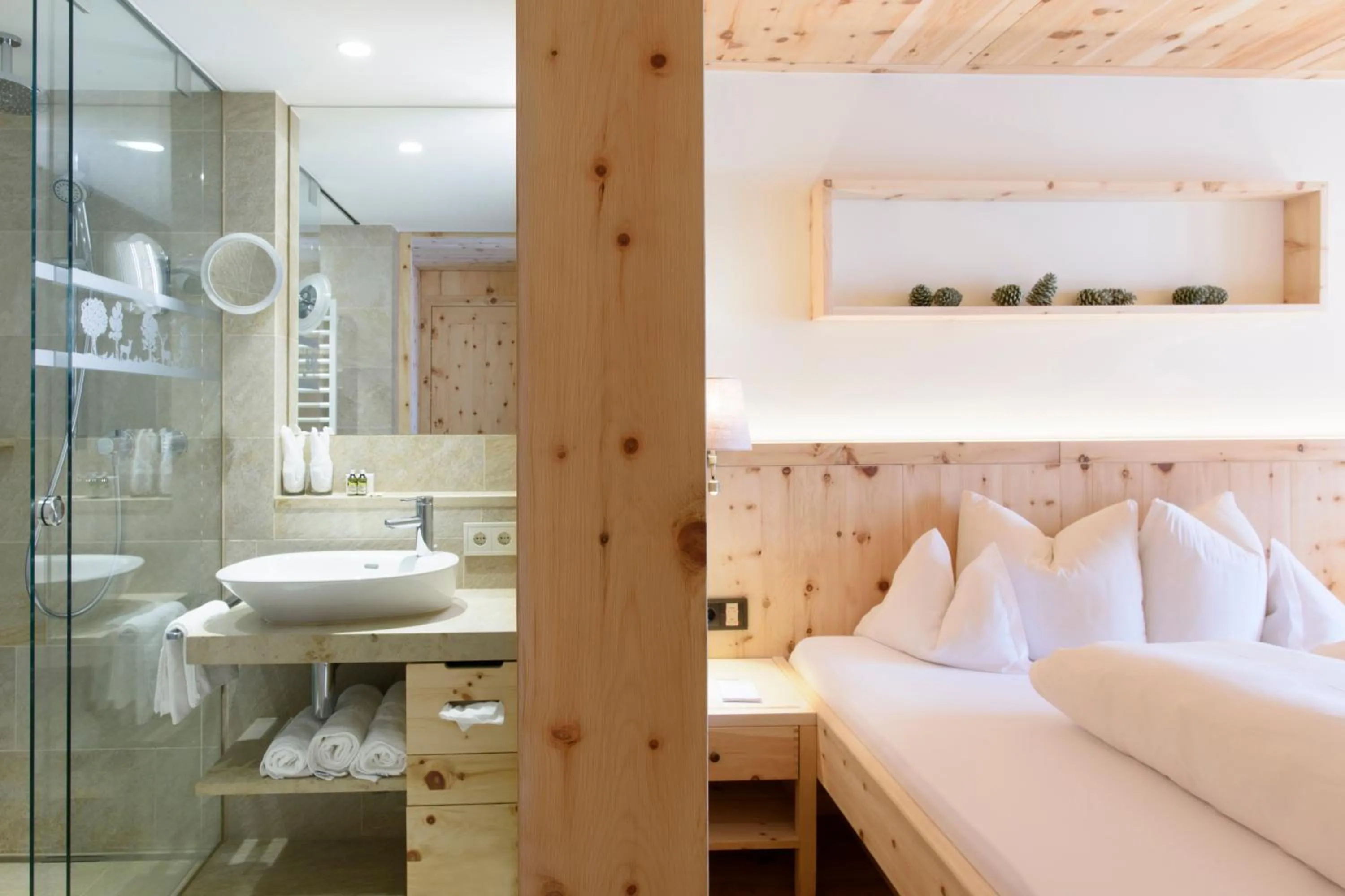 Photo of the whole room, Bed in Hotel Montafoner Hof