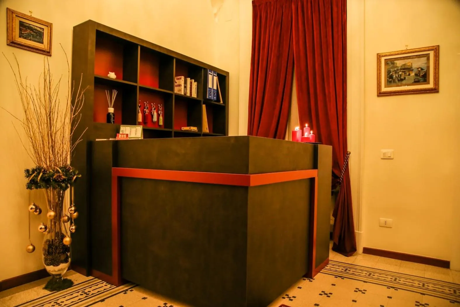 Lobby or reception in La Bella Napoli B&B