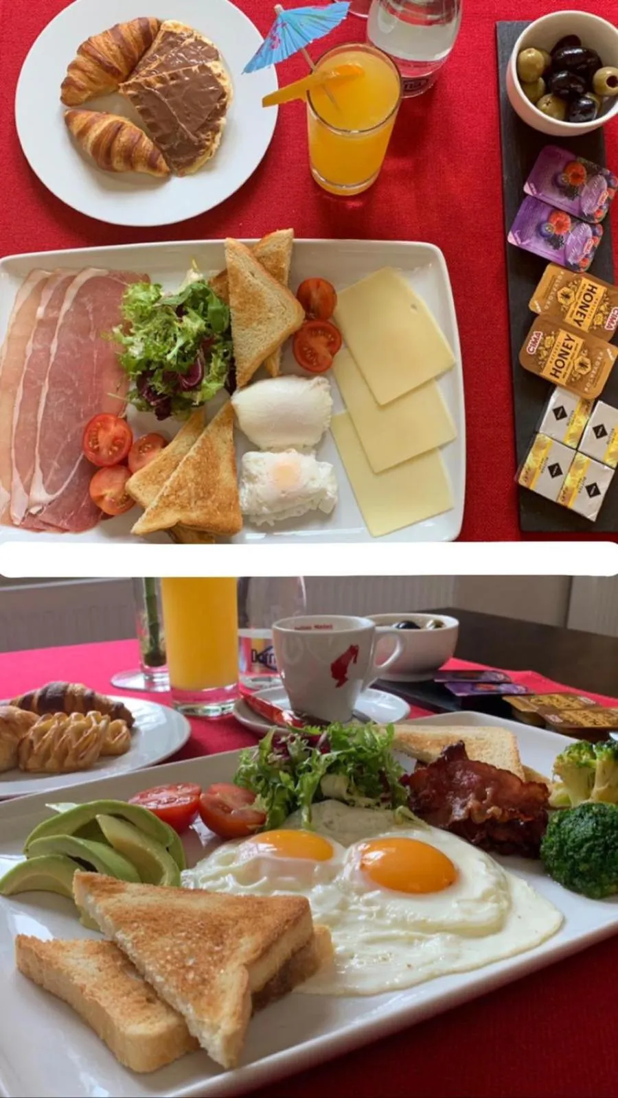 Continental breakfast in Rizzo Boutique Hotel