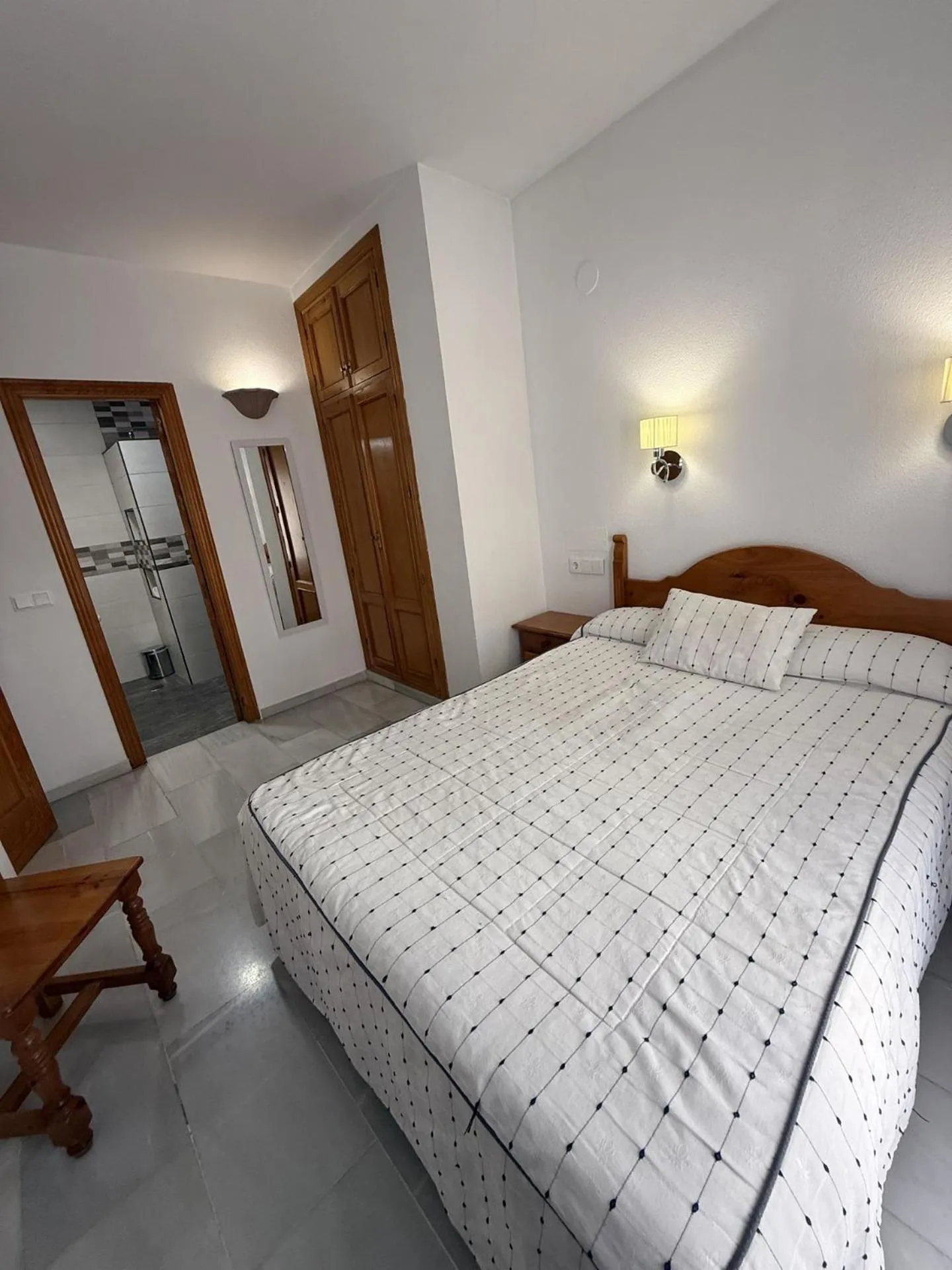 Bed in Hotel Mirasol