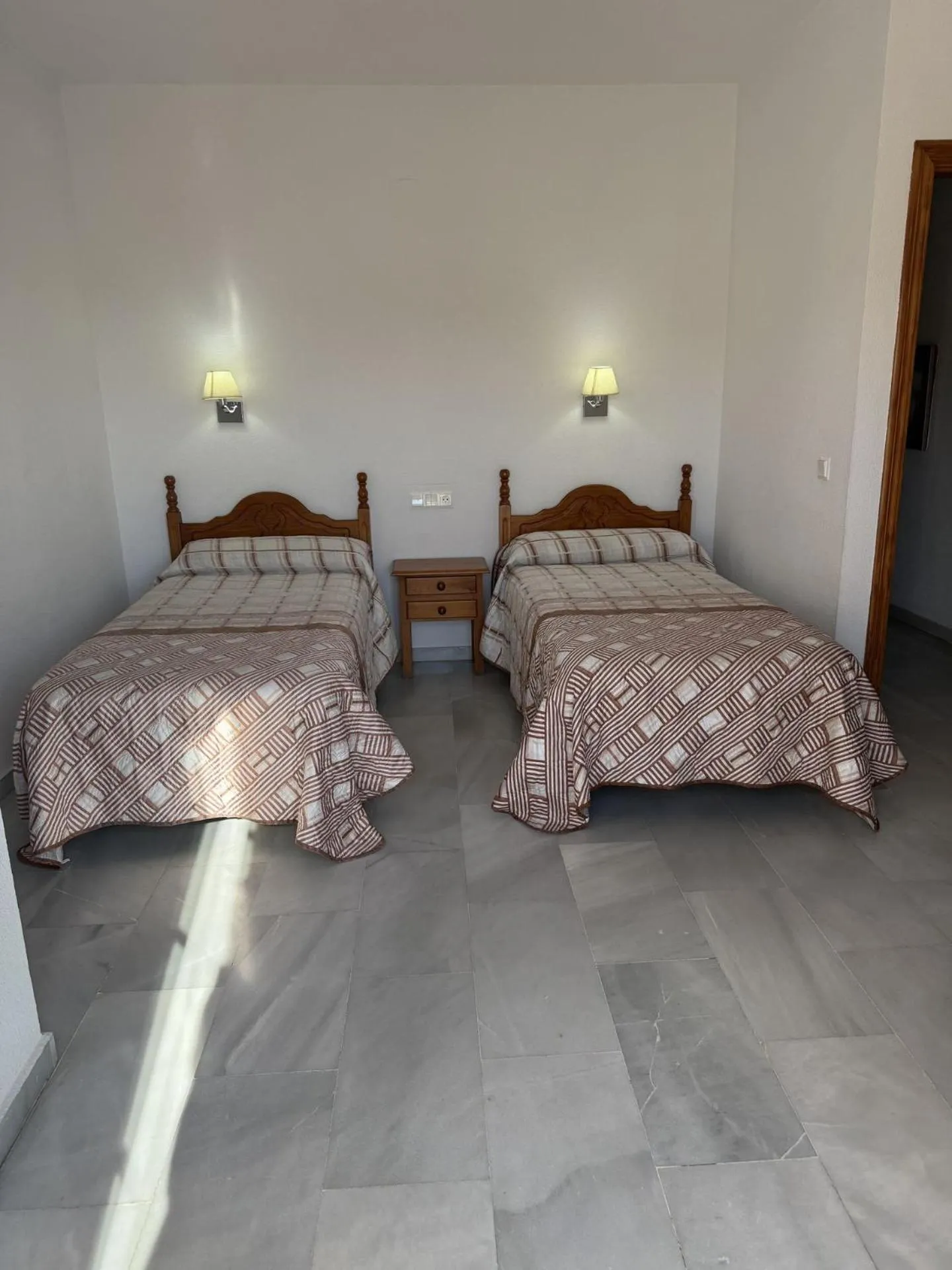 Bed in Hotel Mirasol