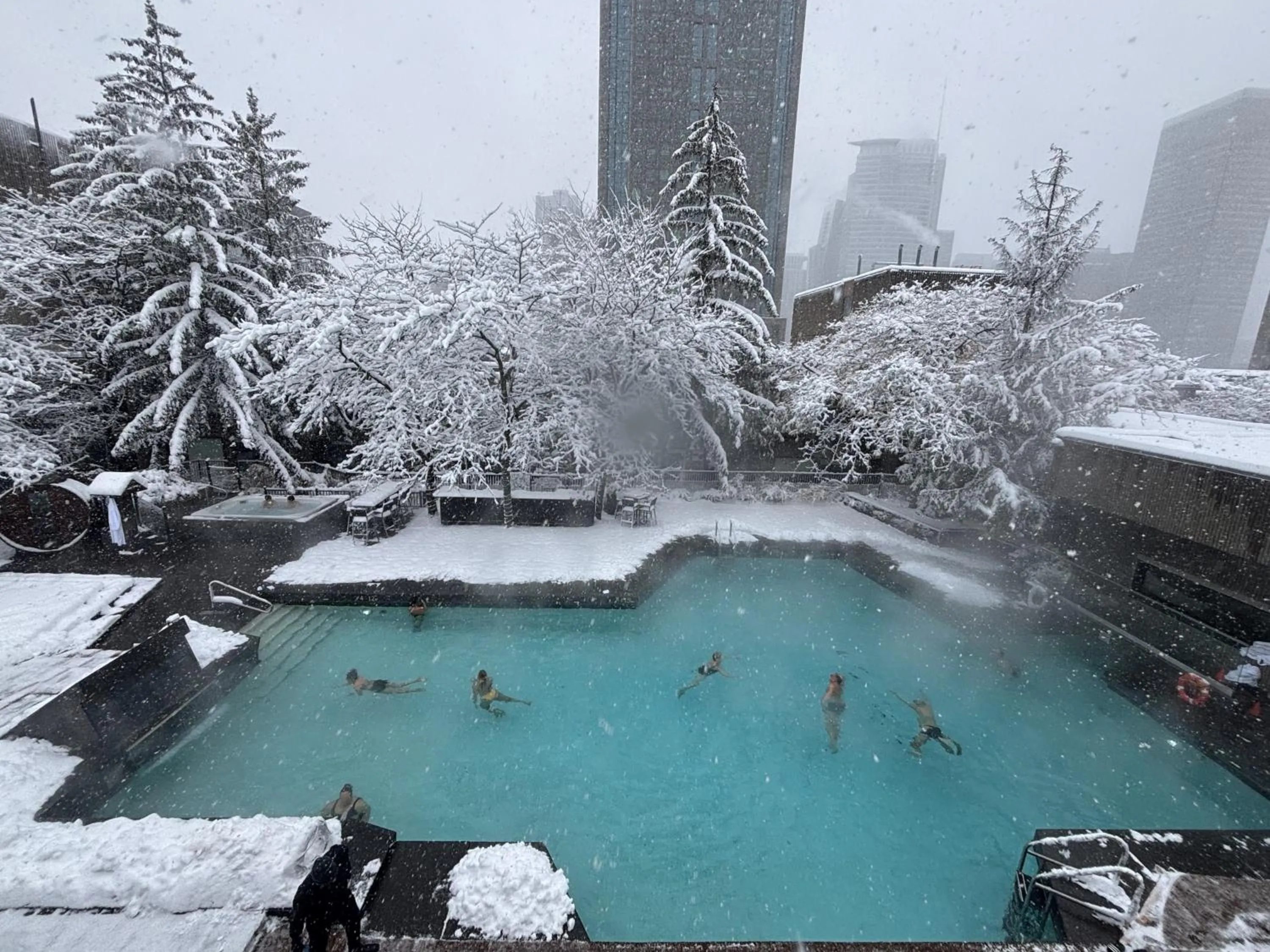 Swimming pool in Hotel Bonaventure Montreal