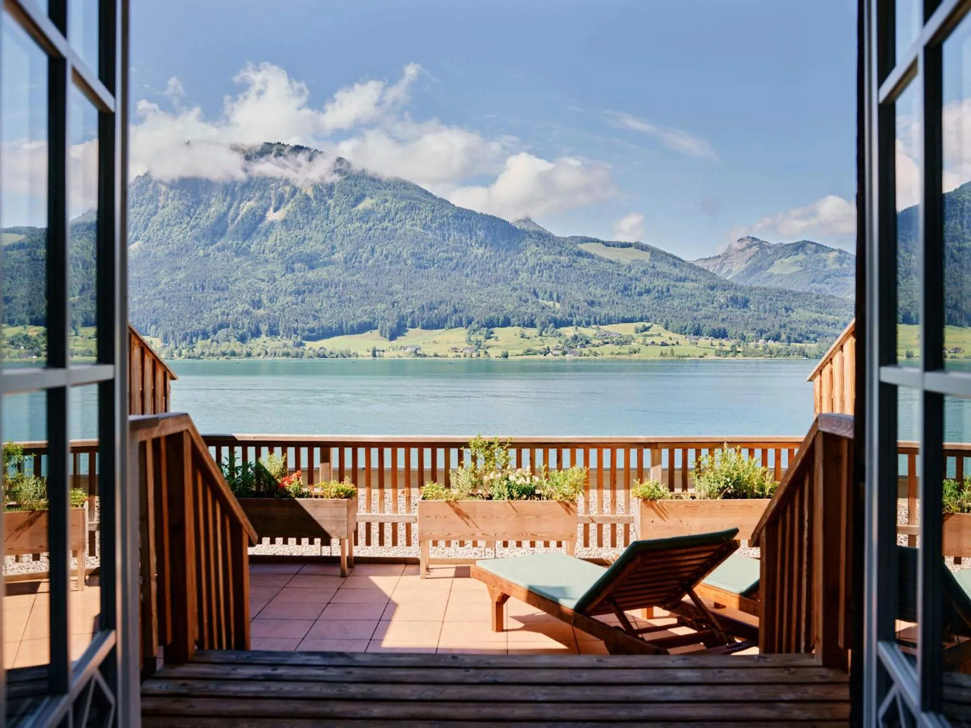 Balcony/Terrace in TAUROA Landhaus zu Appesbach