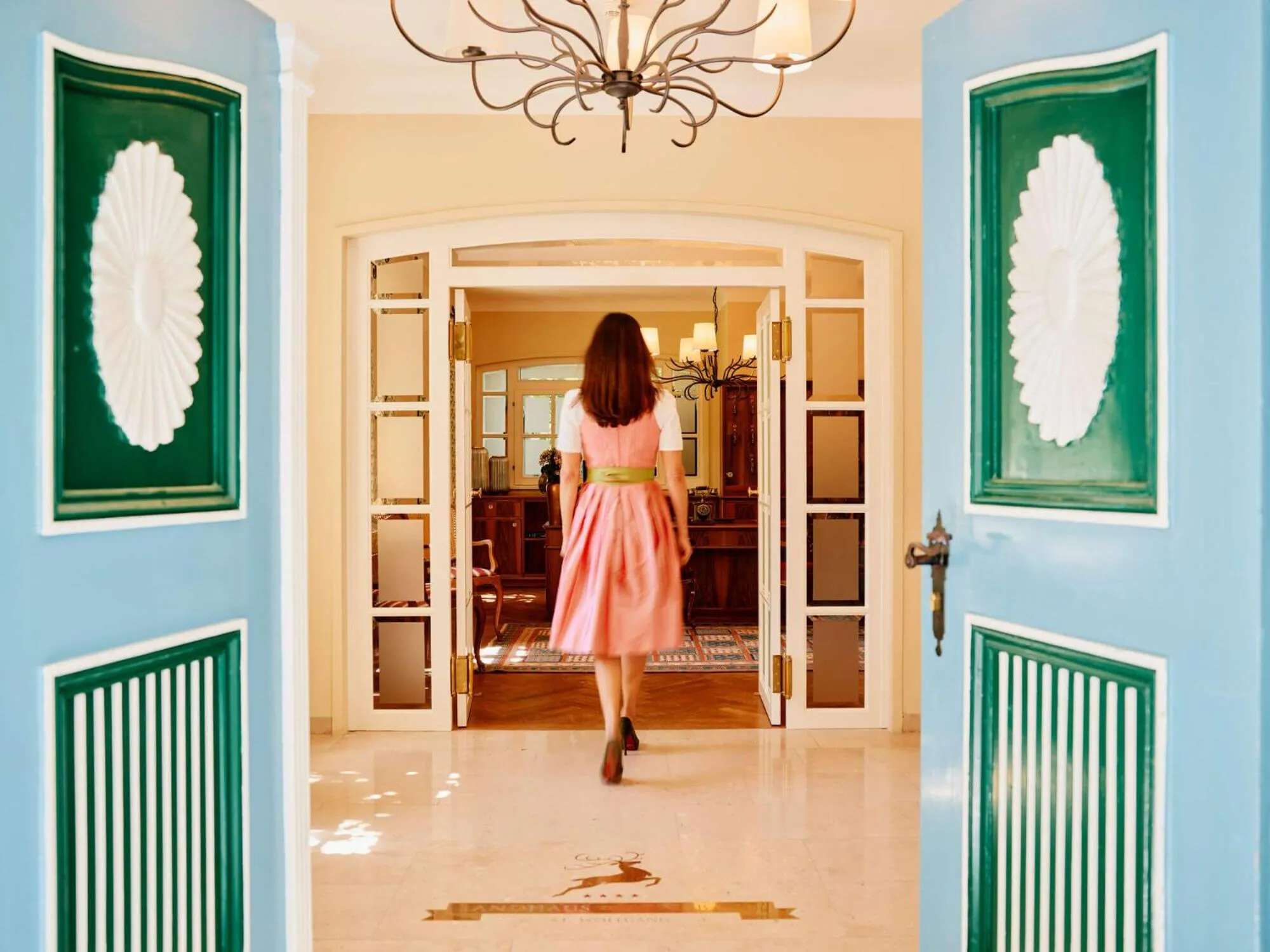 Lobby or reception in TAUROA Landhaus zu Appesbach