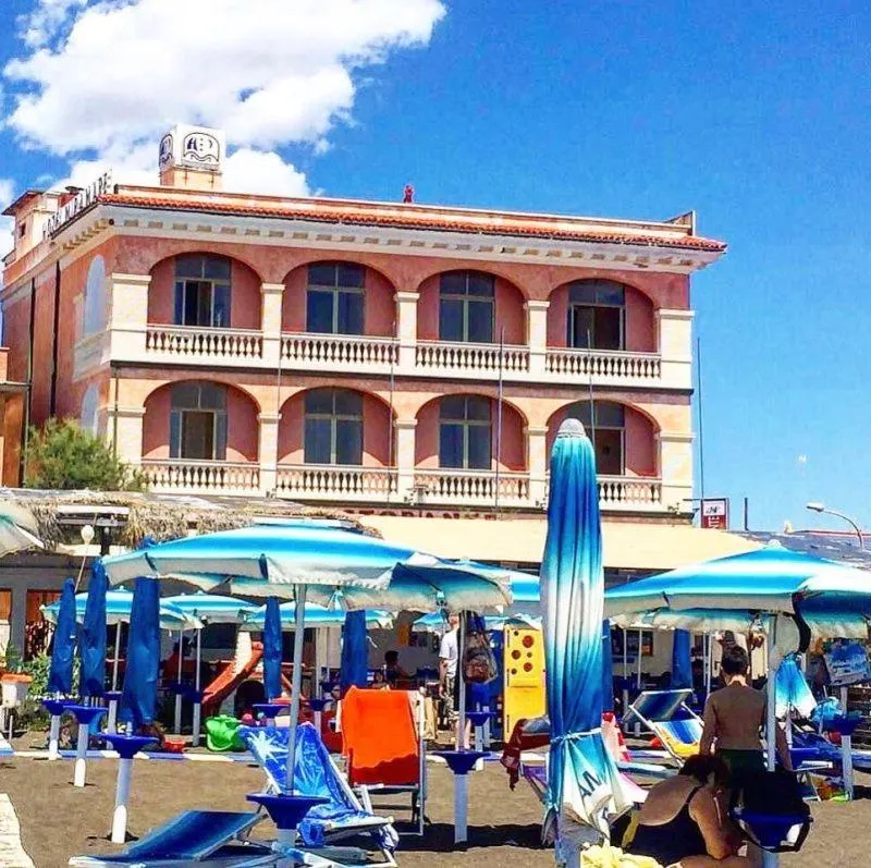 Beach in Hotel Miramare