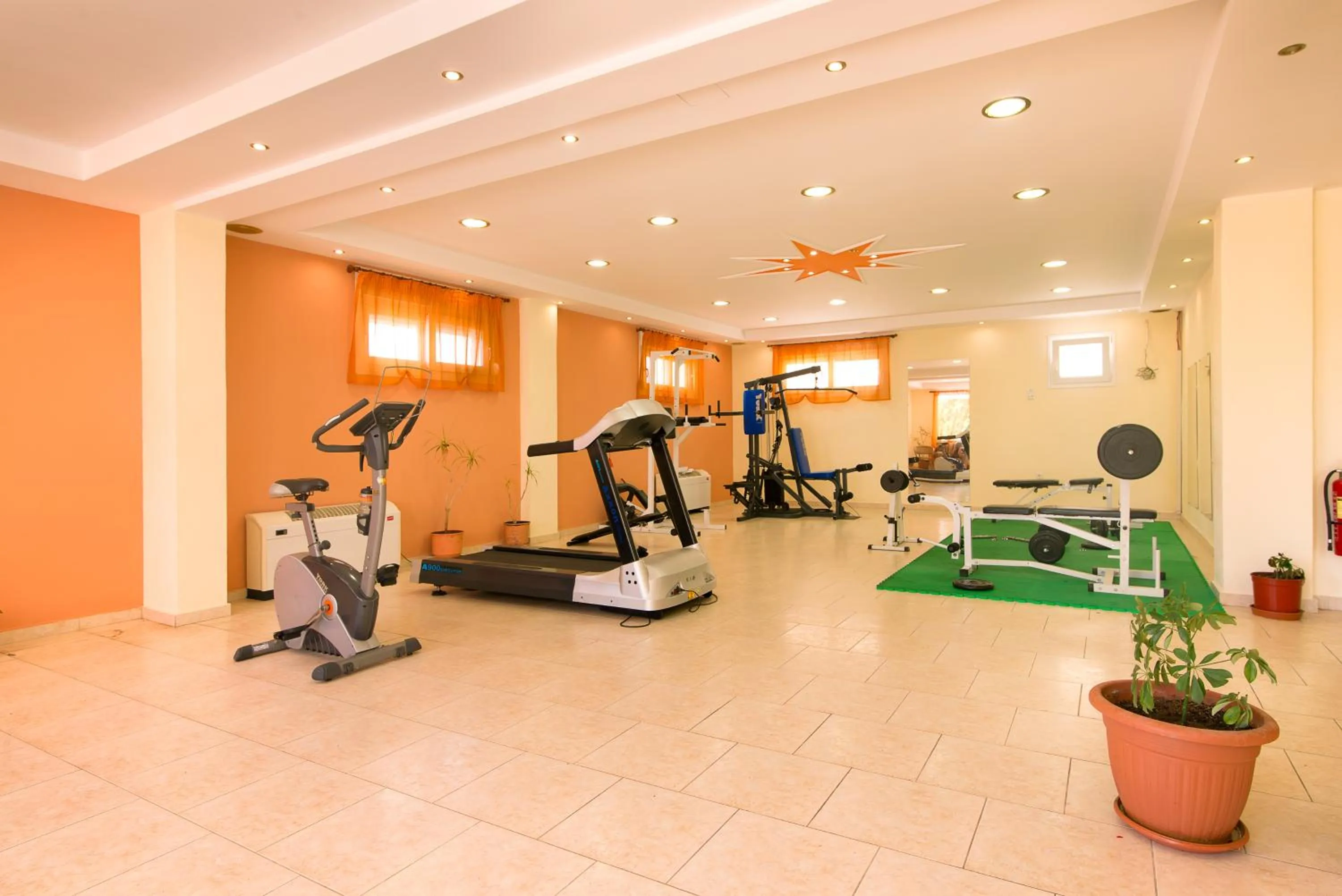 Fitness centre/facilities in Hotel Diamond