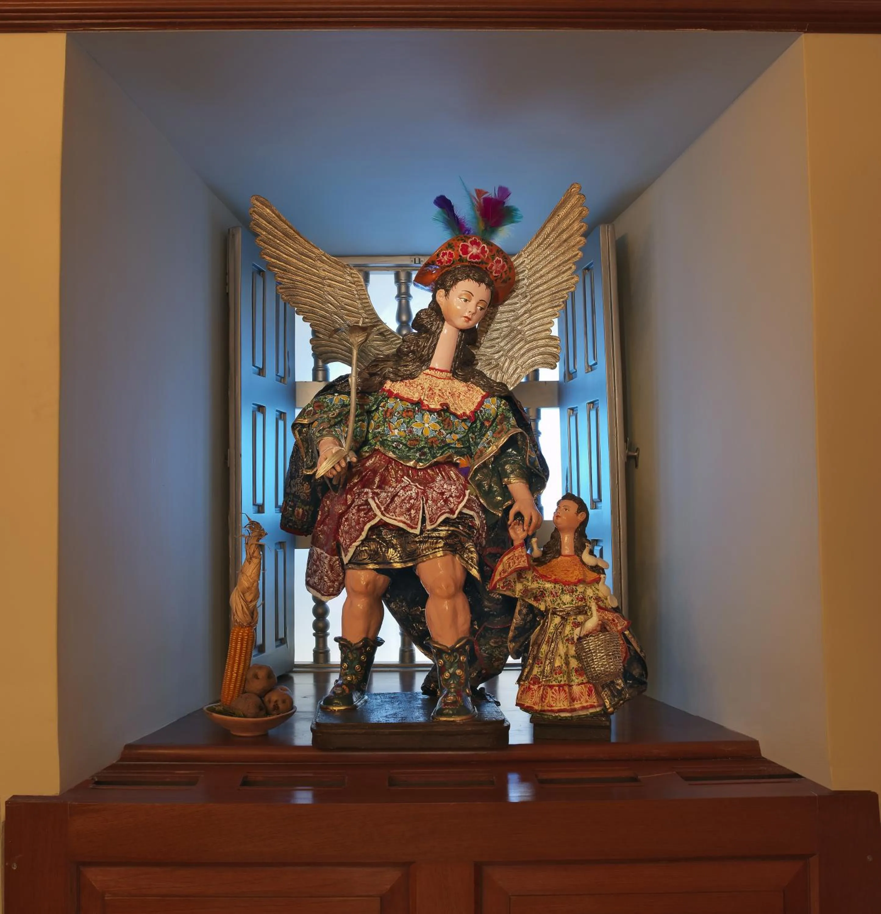 Decorative detail in Aranwa Cusco Boutique Hotel