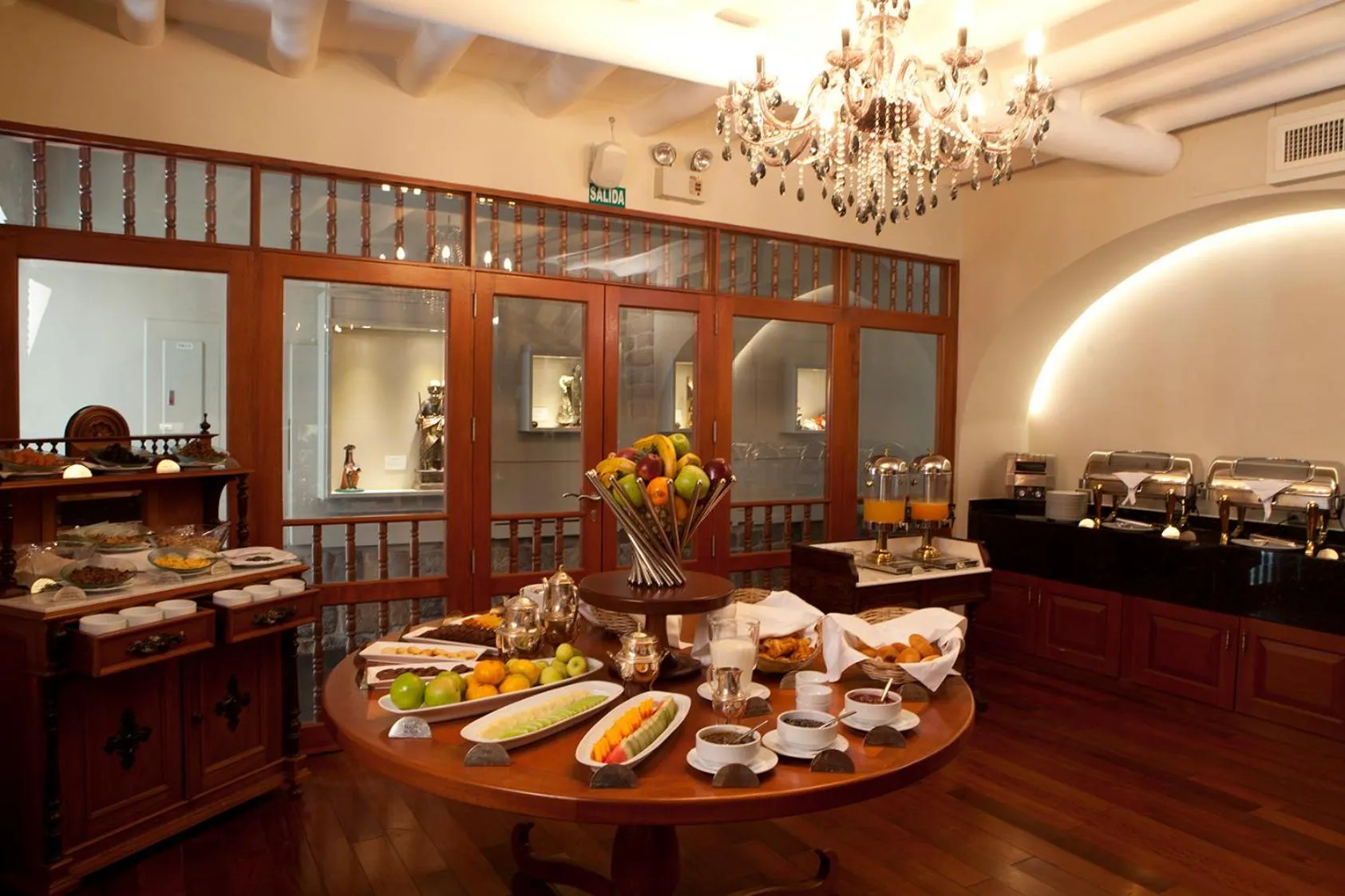 Buffet breakfast in Aranwa Cusco Boutique Hotel